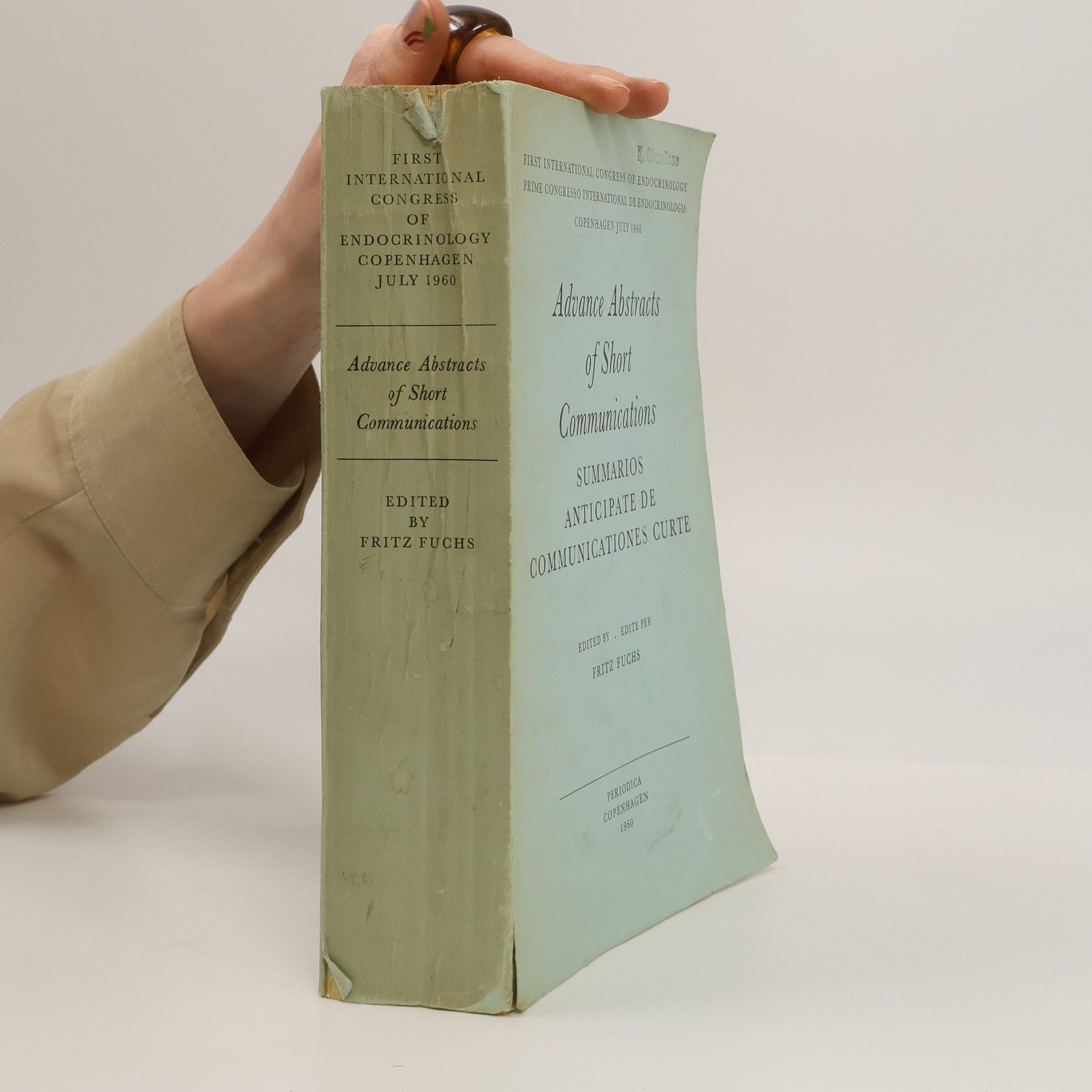 Advance Abstracts of Short Communications