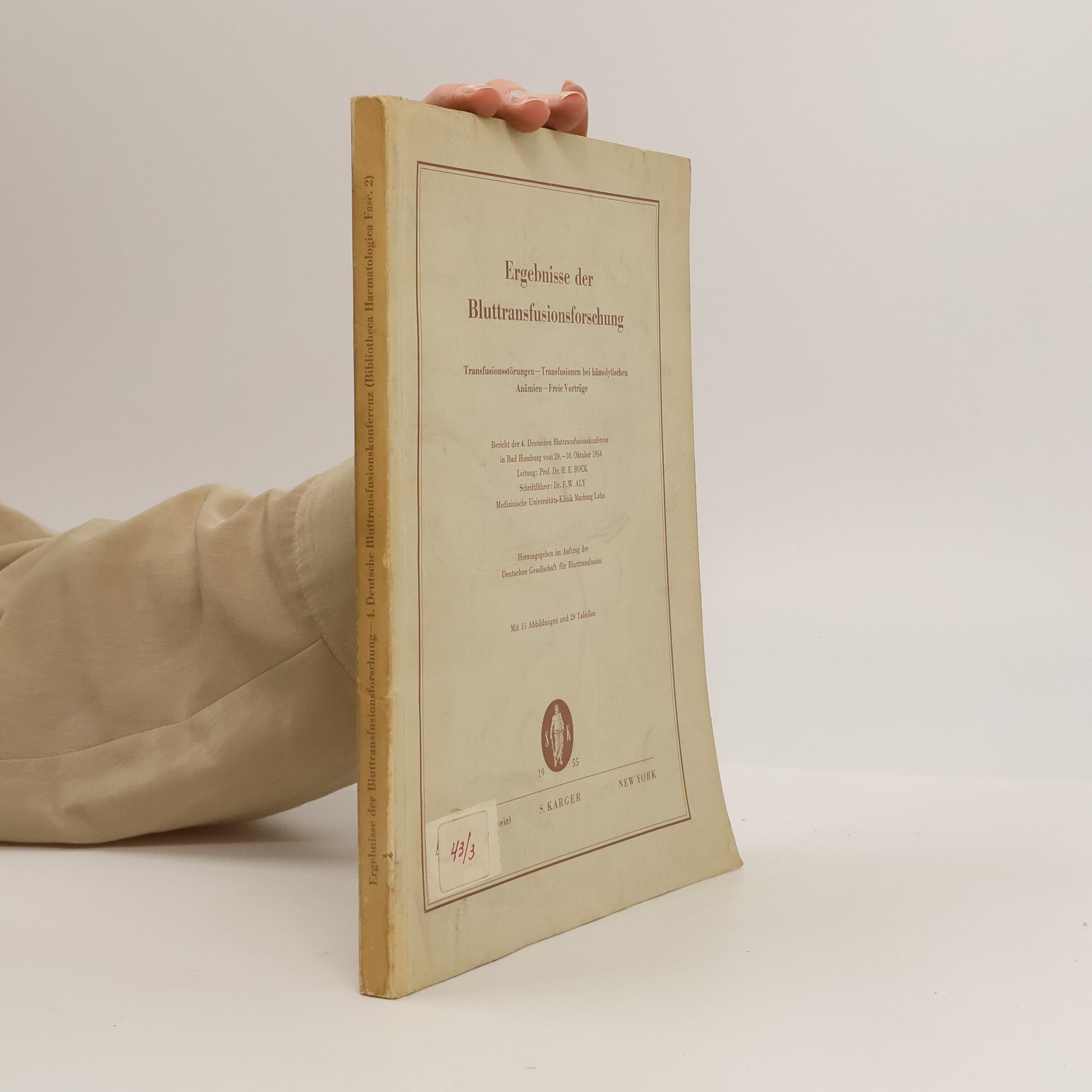 Autorenkollektiv Ergebnisse der Bluttransfusionsforschung