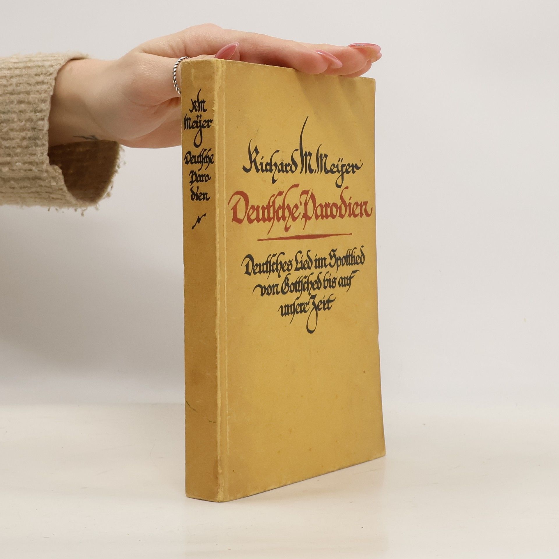 Richard Moritz Meyer Deutsche Parodien
