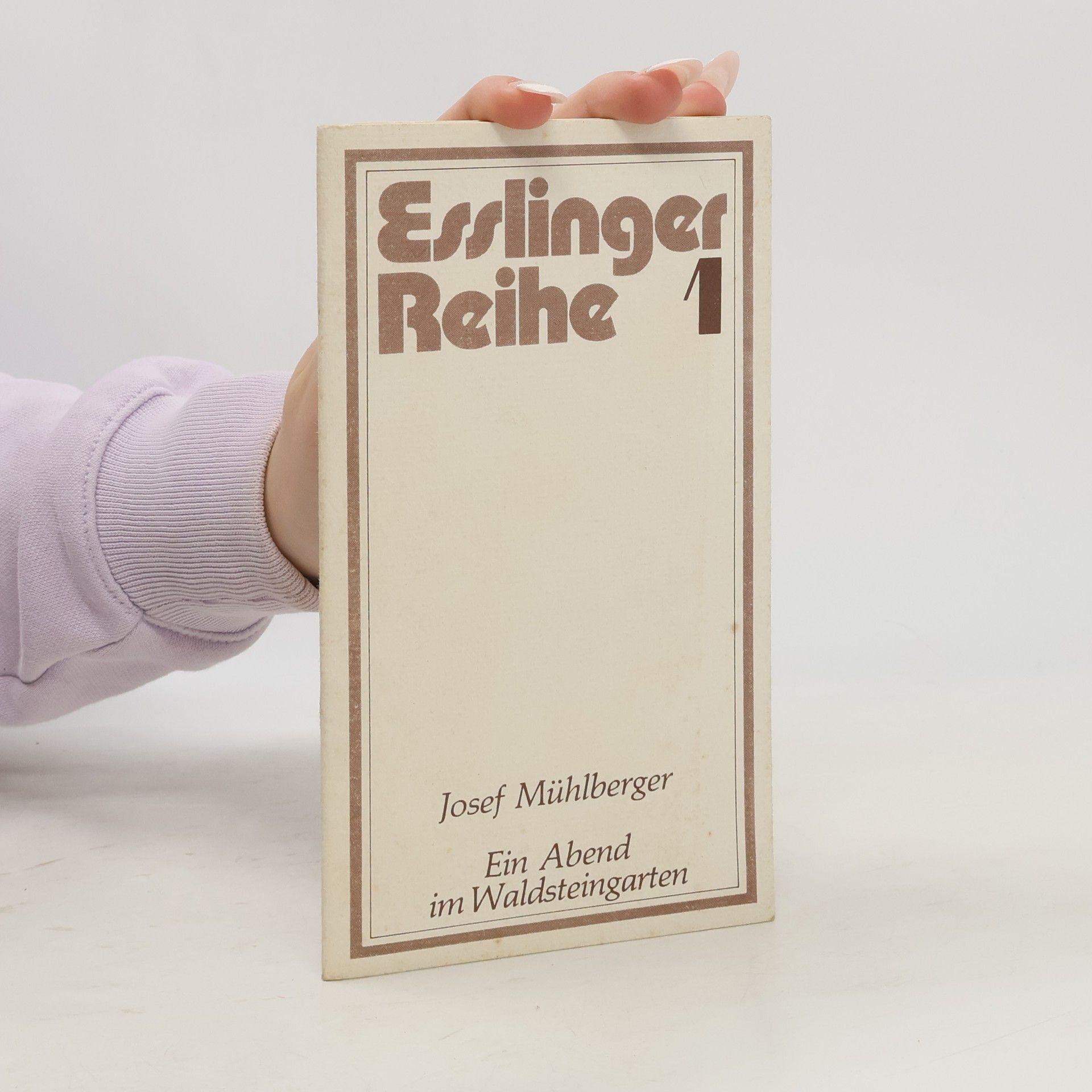 Josef Mühlberger Esslinger Reihe 1