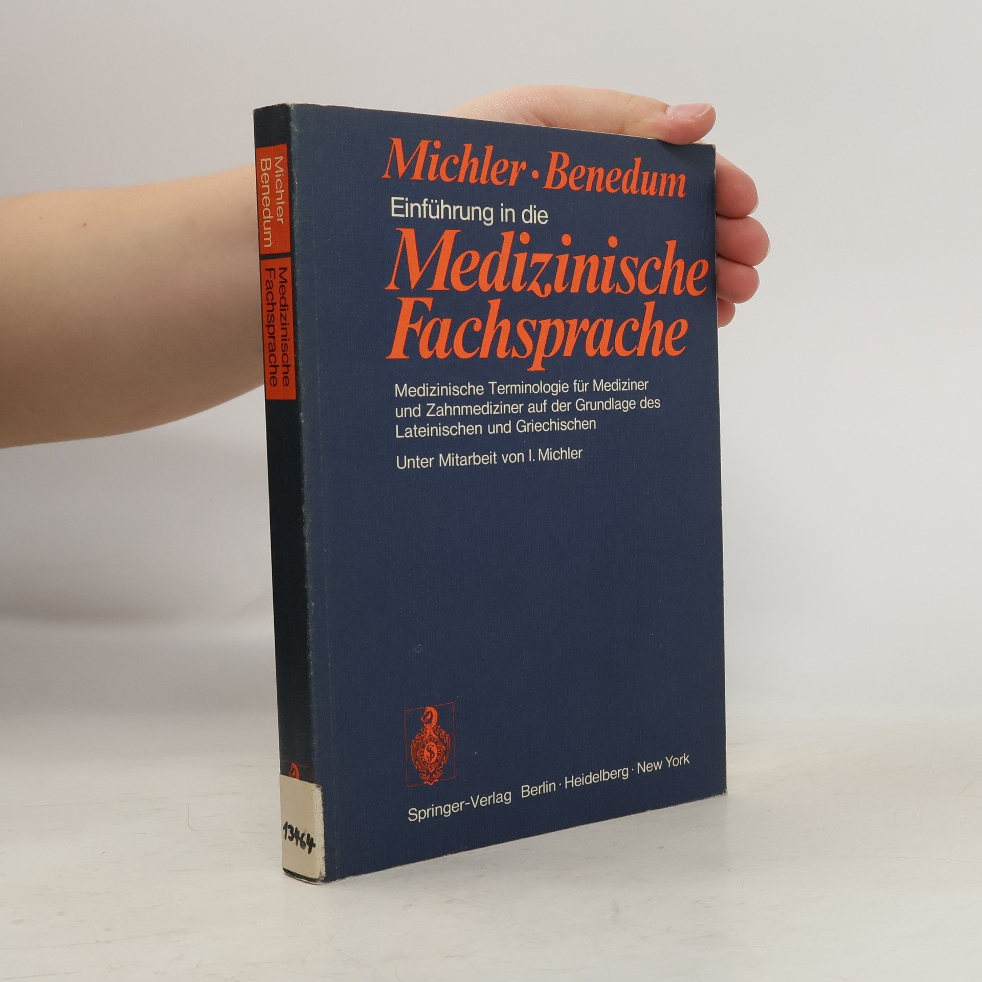 Markwart Michler Einführung in die medizinische Fachsprache