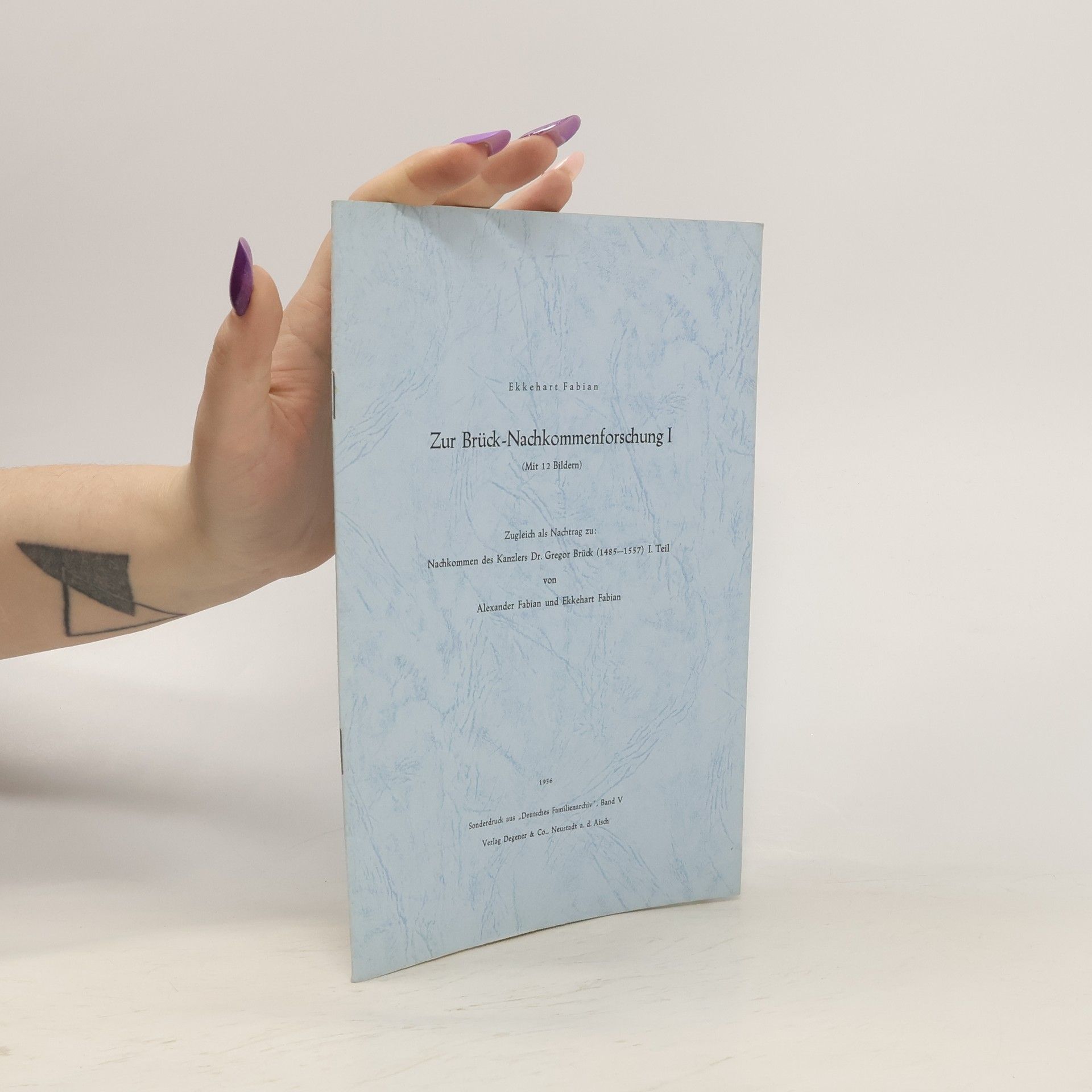 Zur Brück-Nachkommenforschung I.