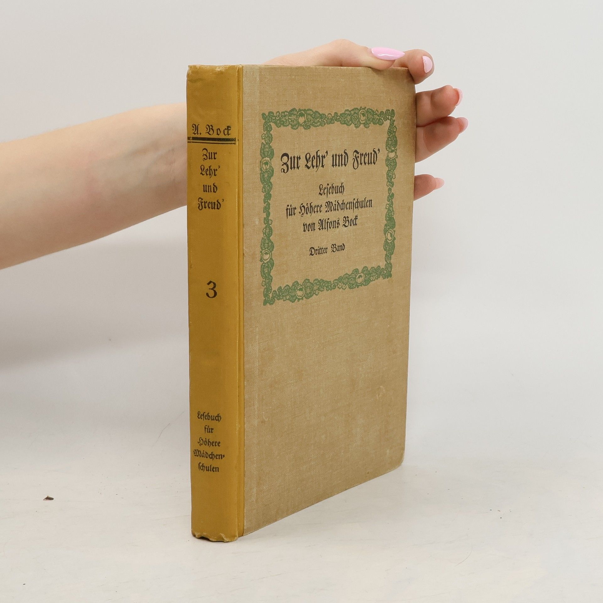 Alfons Bock Zur Lehr' und Freud' III.
