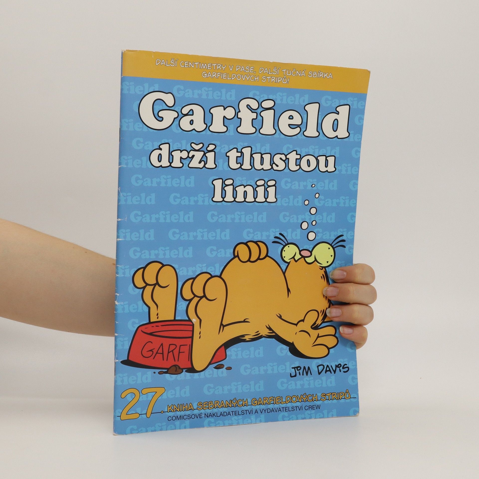 Jim Davis Garfield drží tlustou linii