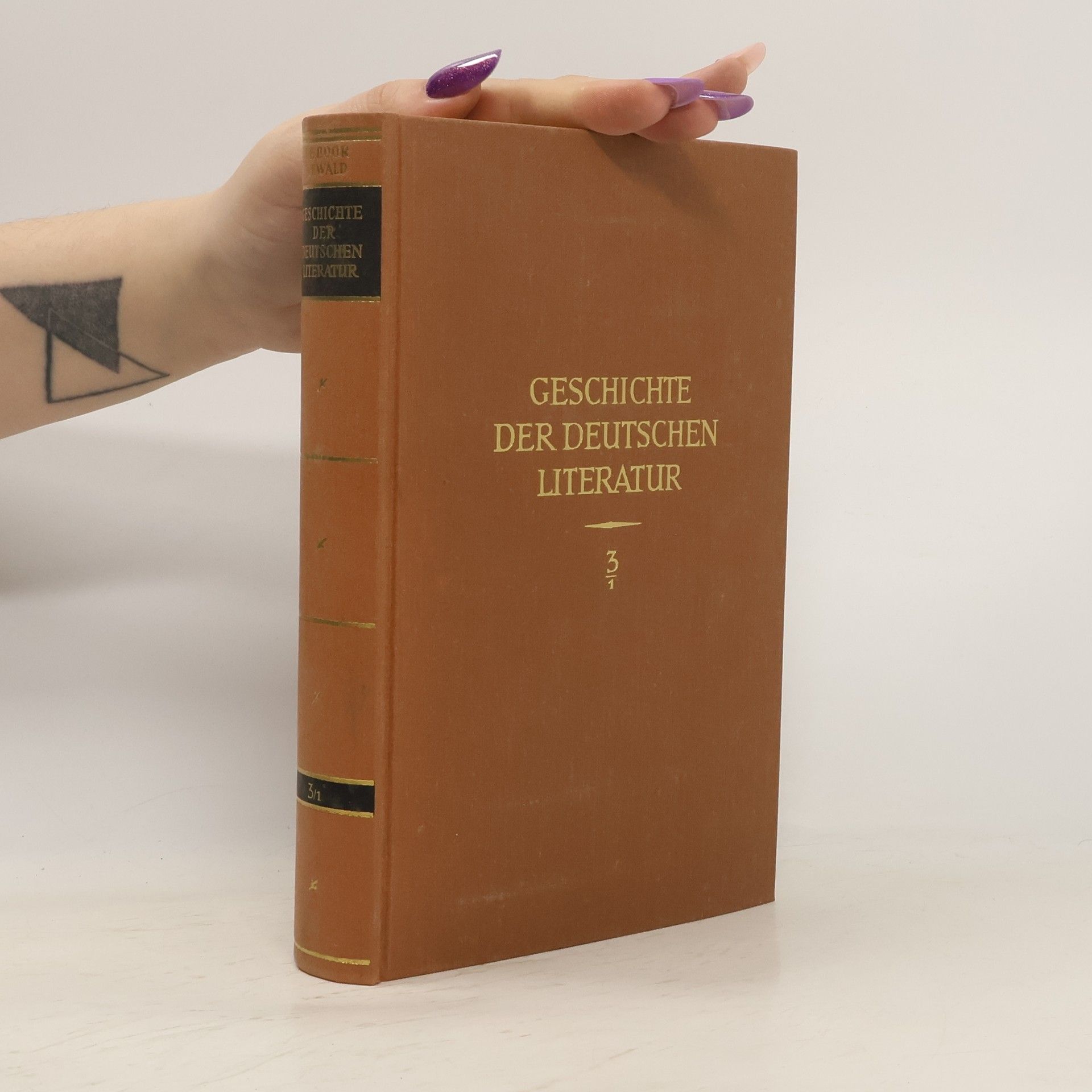 Helmut de Boor Geschichte der Deutschen Literatur 3/1