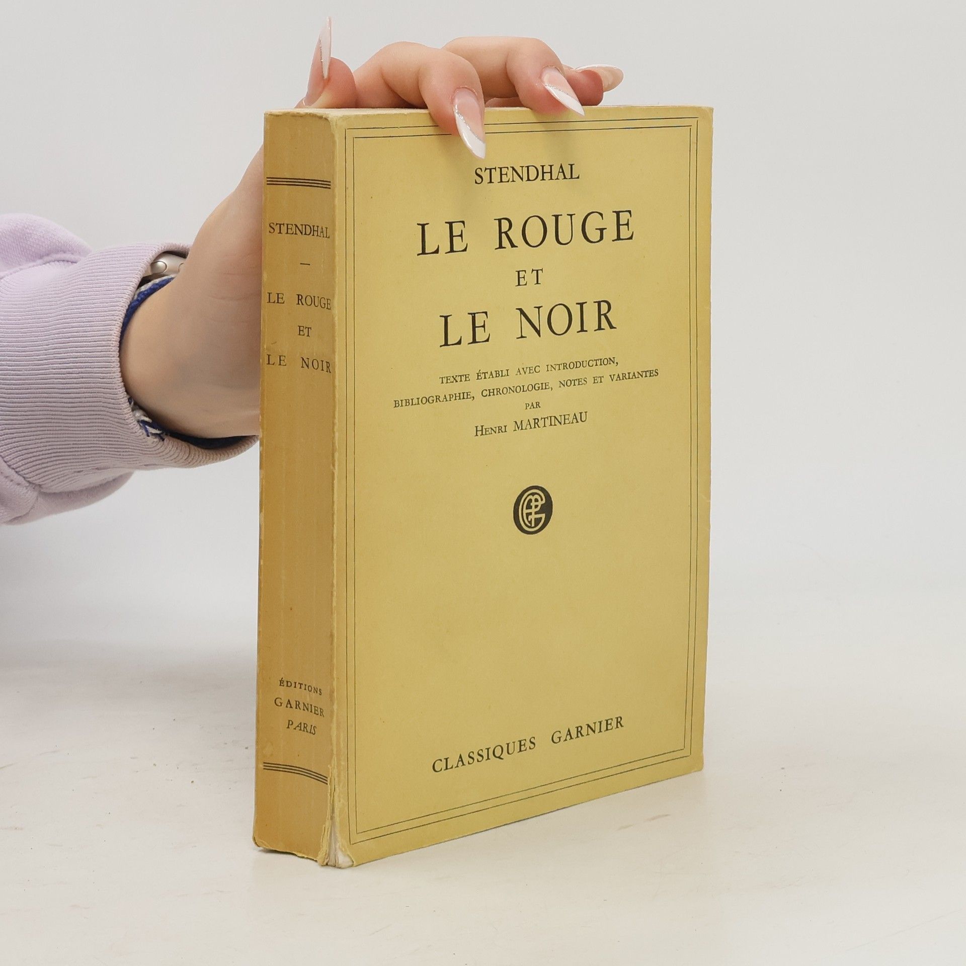 Henri Martineau Le Rouge et le Noir