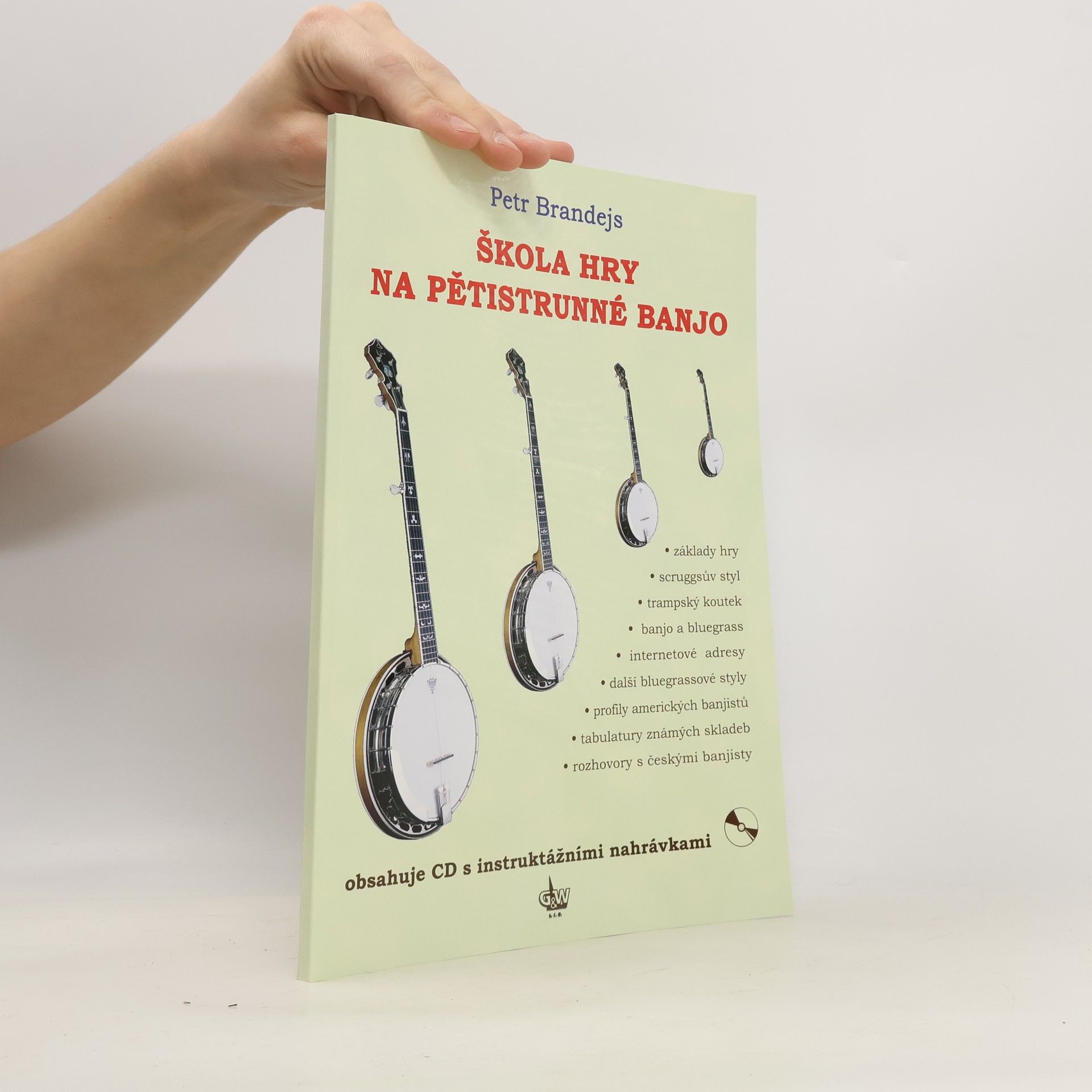 Petr Brandejs Škola hry na pětistrunné banjo + CD
