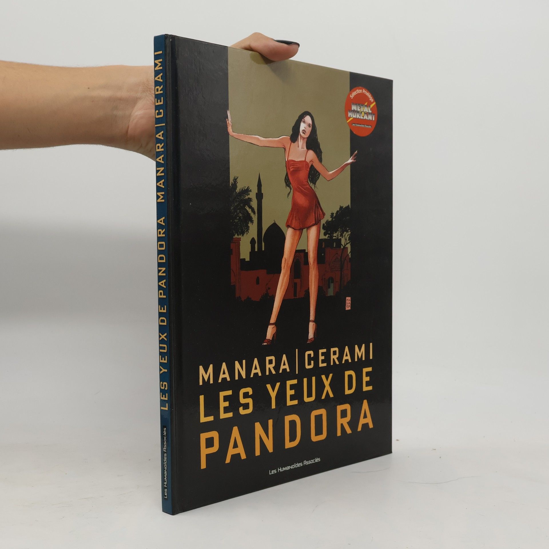 Milo Manara Les yeux de Pandora - noir blanc