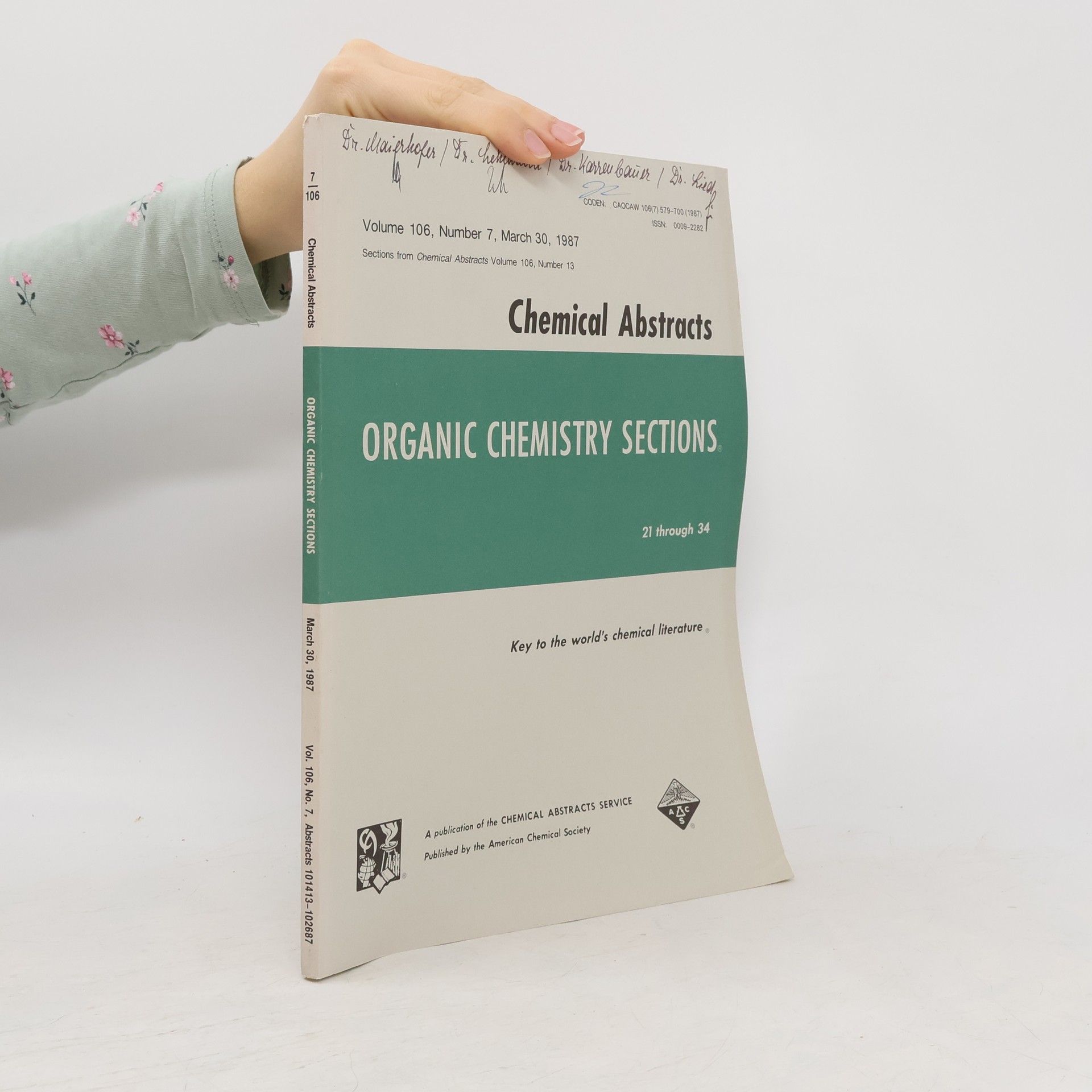 AA.VV. Organic Chemistry Sections