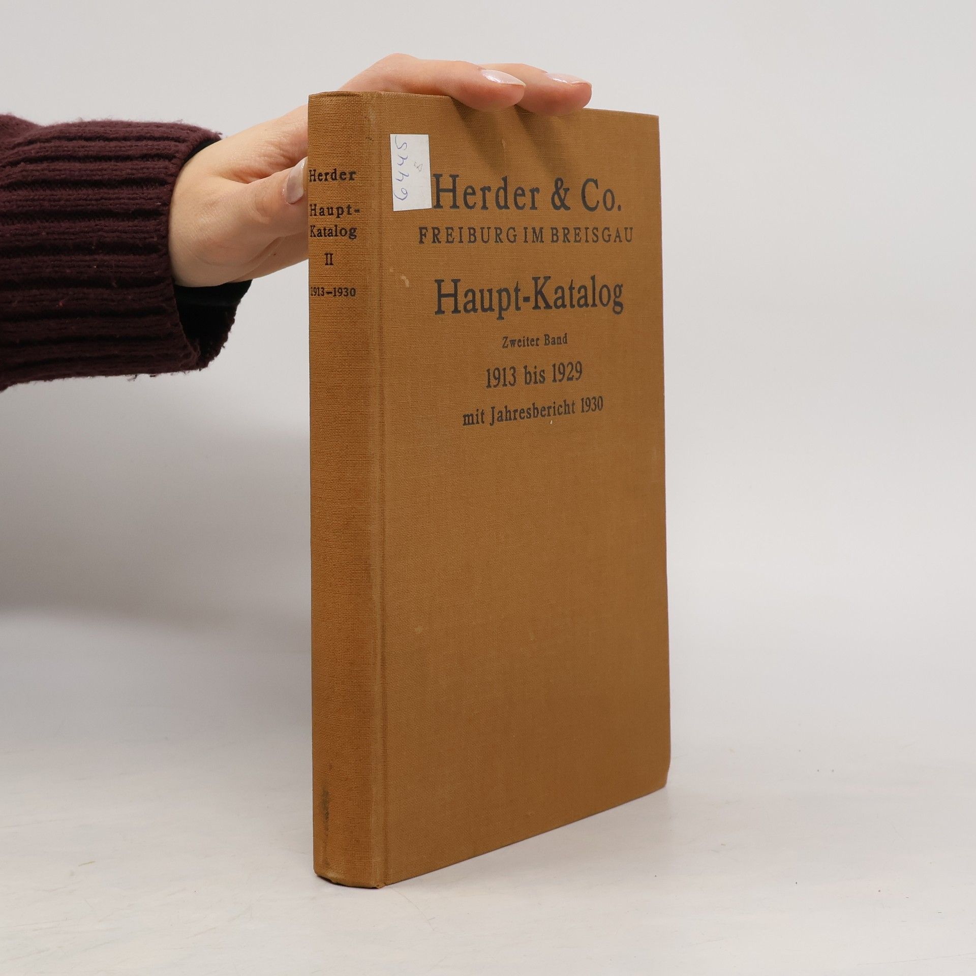 Autorenkollektiv Haupt-Katalog II. 1913-1929