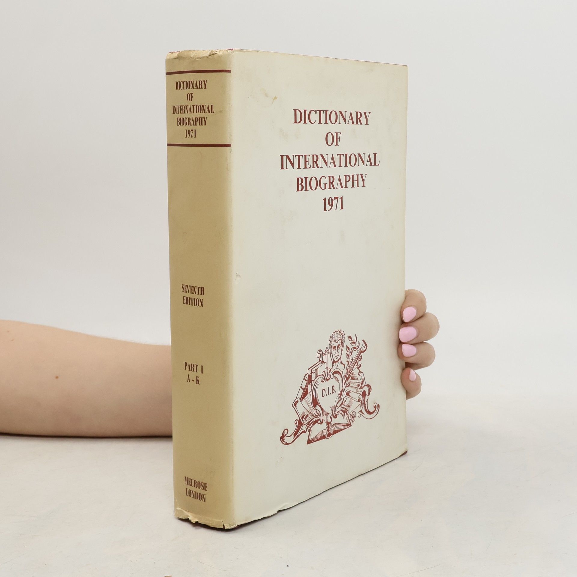 Ernest Kay Dictionary of International Biography 1971. Part I. A-K