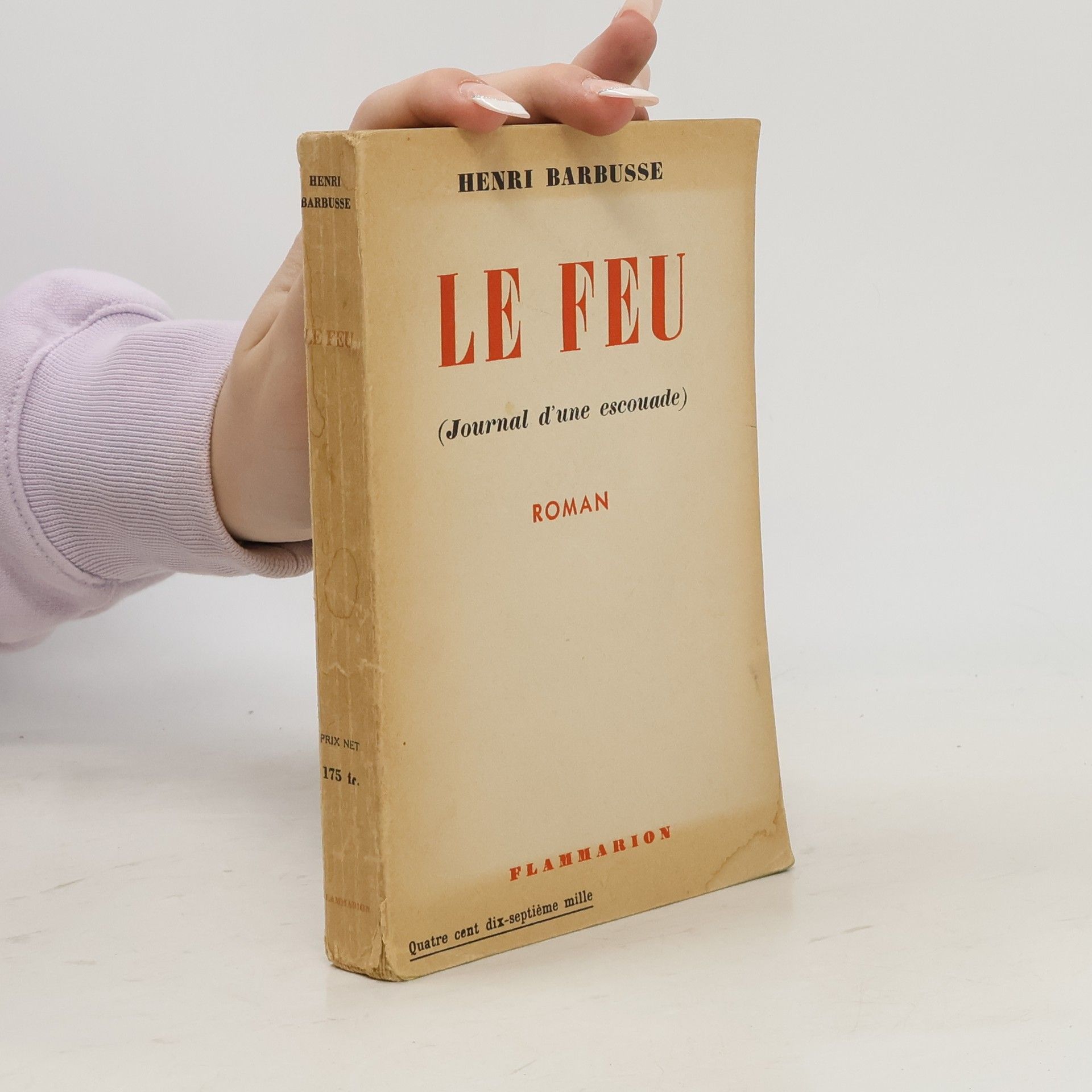 Henri Barbusse Le feu