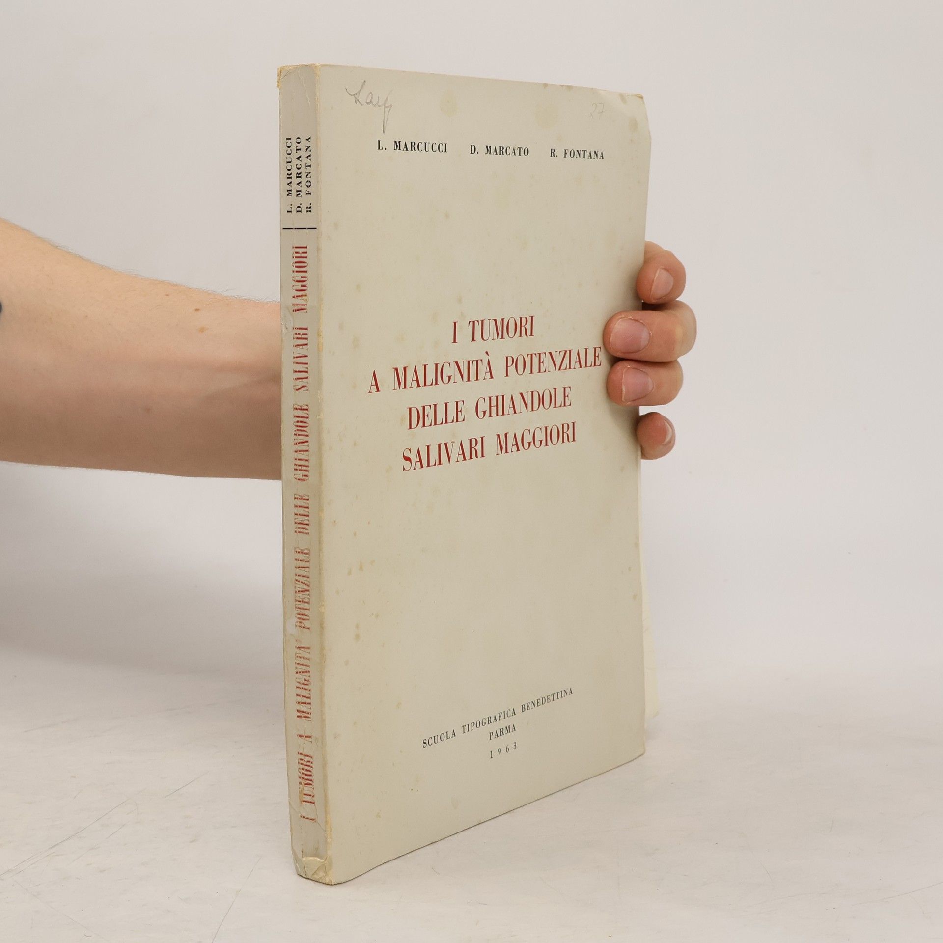 Lorenzo Marcucci I Tumori a malignità potenziale delle ghiandole salivari maggiori