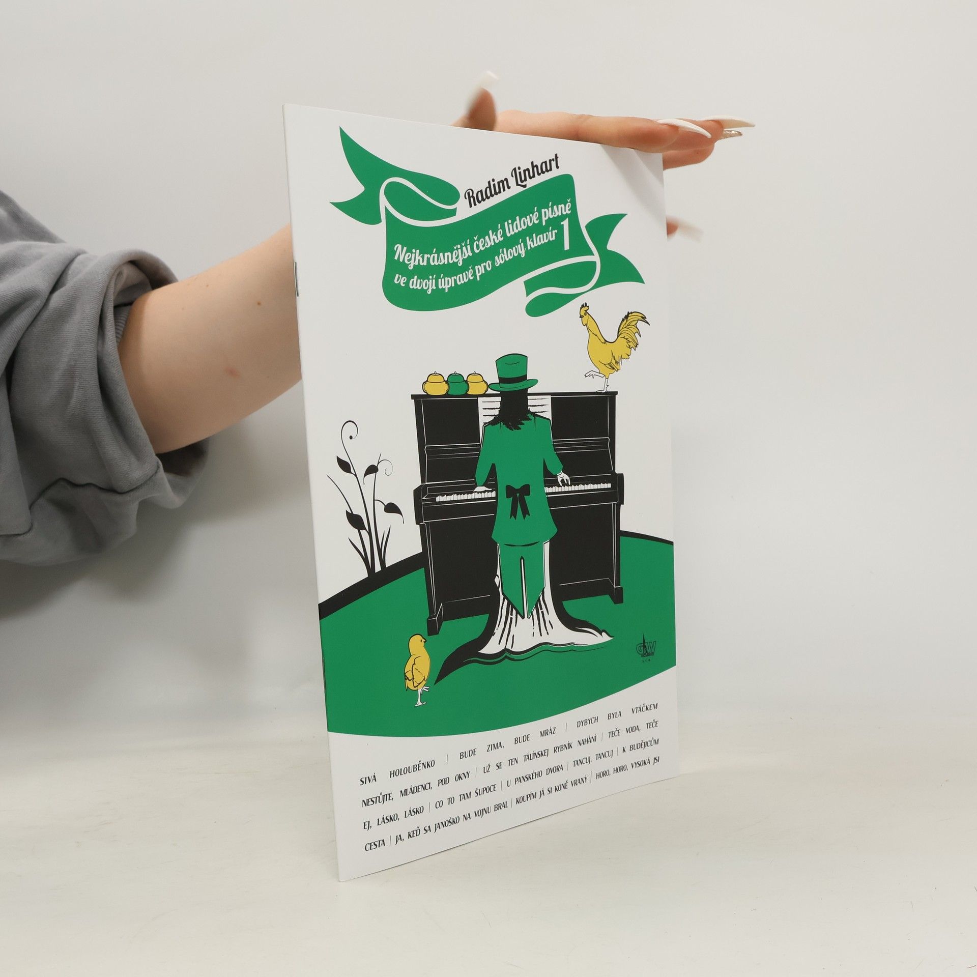 Nejkrásnější české lidové písně ve dvojí úpravě pro sólový klavír 1