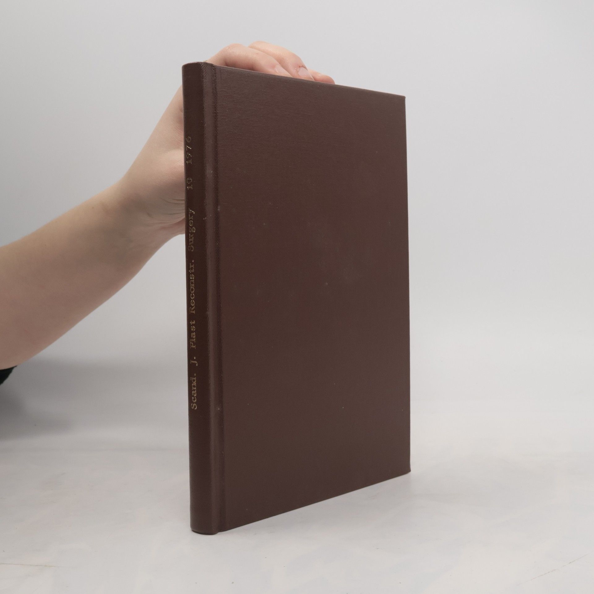 Kolektív autorov Scandinavian Journal of Plastic and Reconstructive Surgery