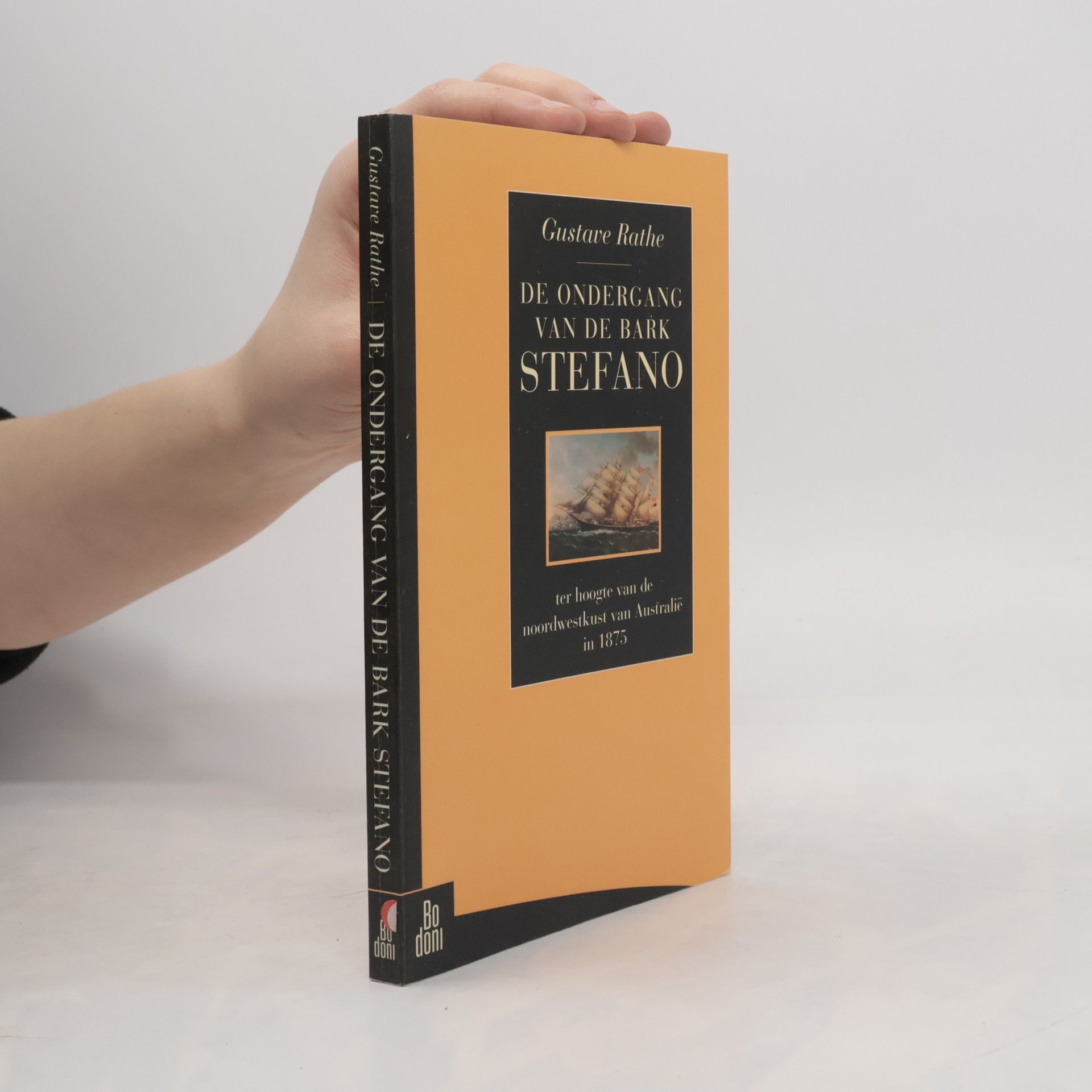 Gustave Rathe De ondergang van de bark Stefano ter hoogte van de noordwestkust van Australië in 1875