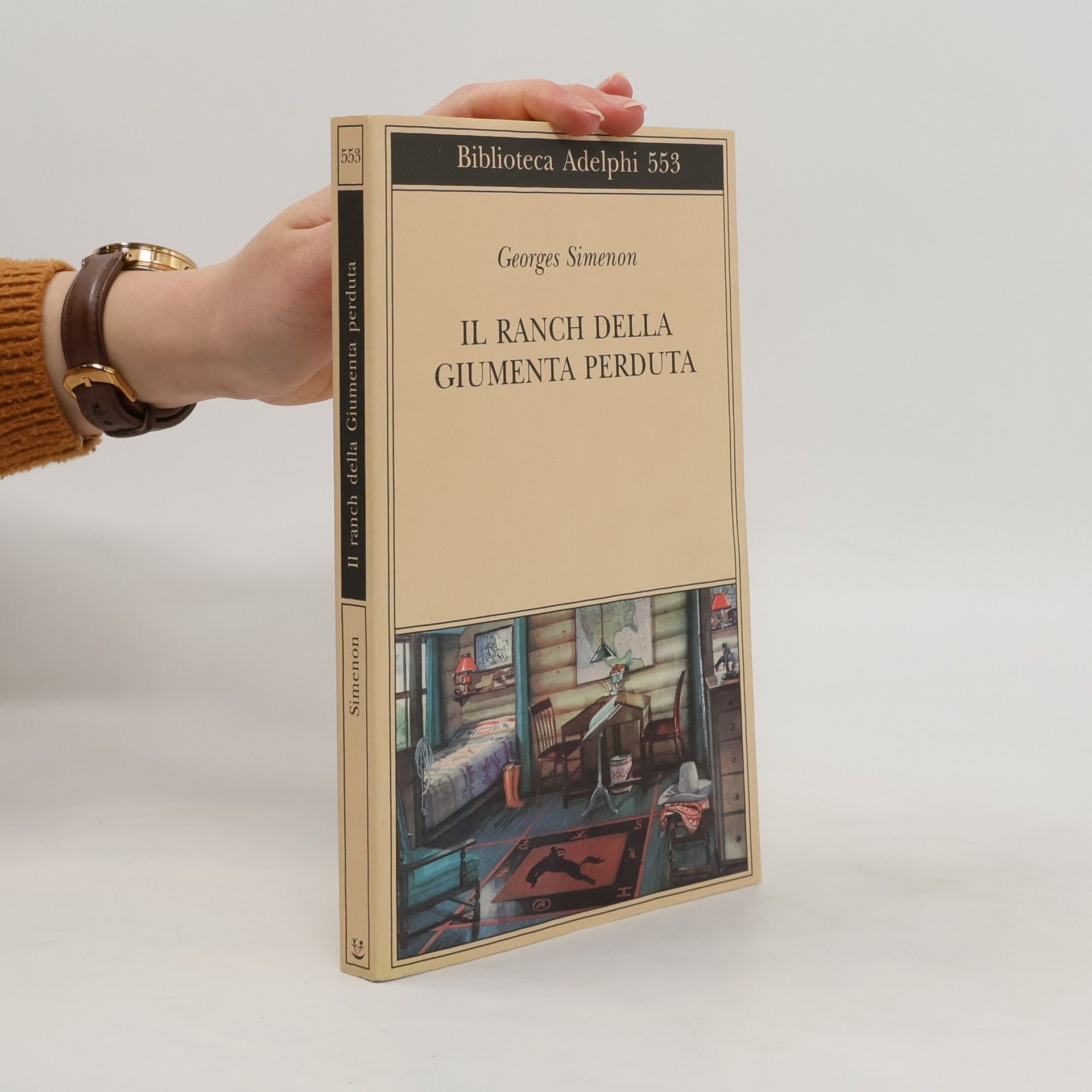 Georges Simenon Biblioteca Adelphi - 553: Il ranch della giumenta perduta