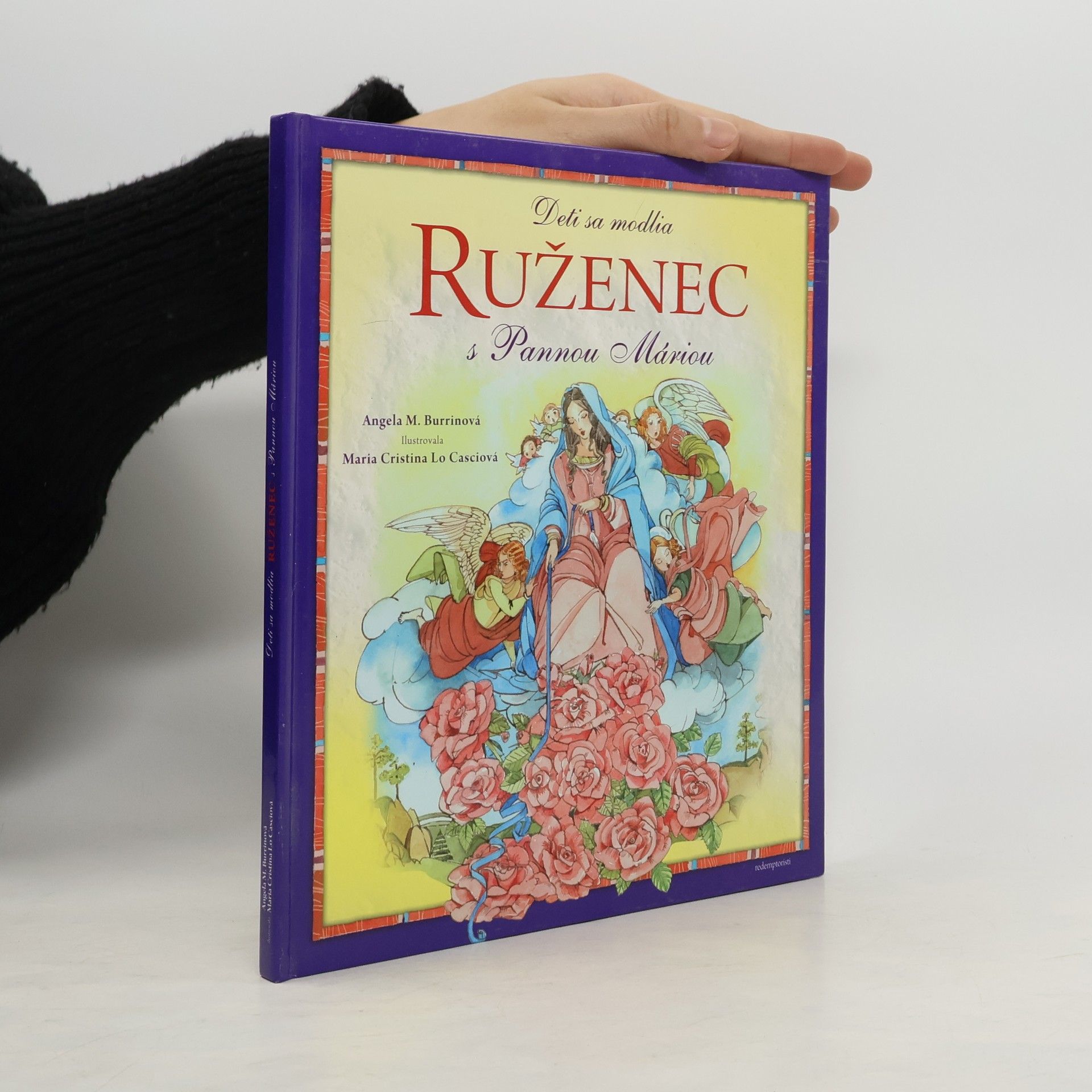 Angela A. Burrin Deti sa modlia. Ruženec s Pannou Máriou