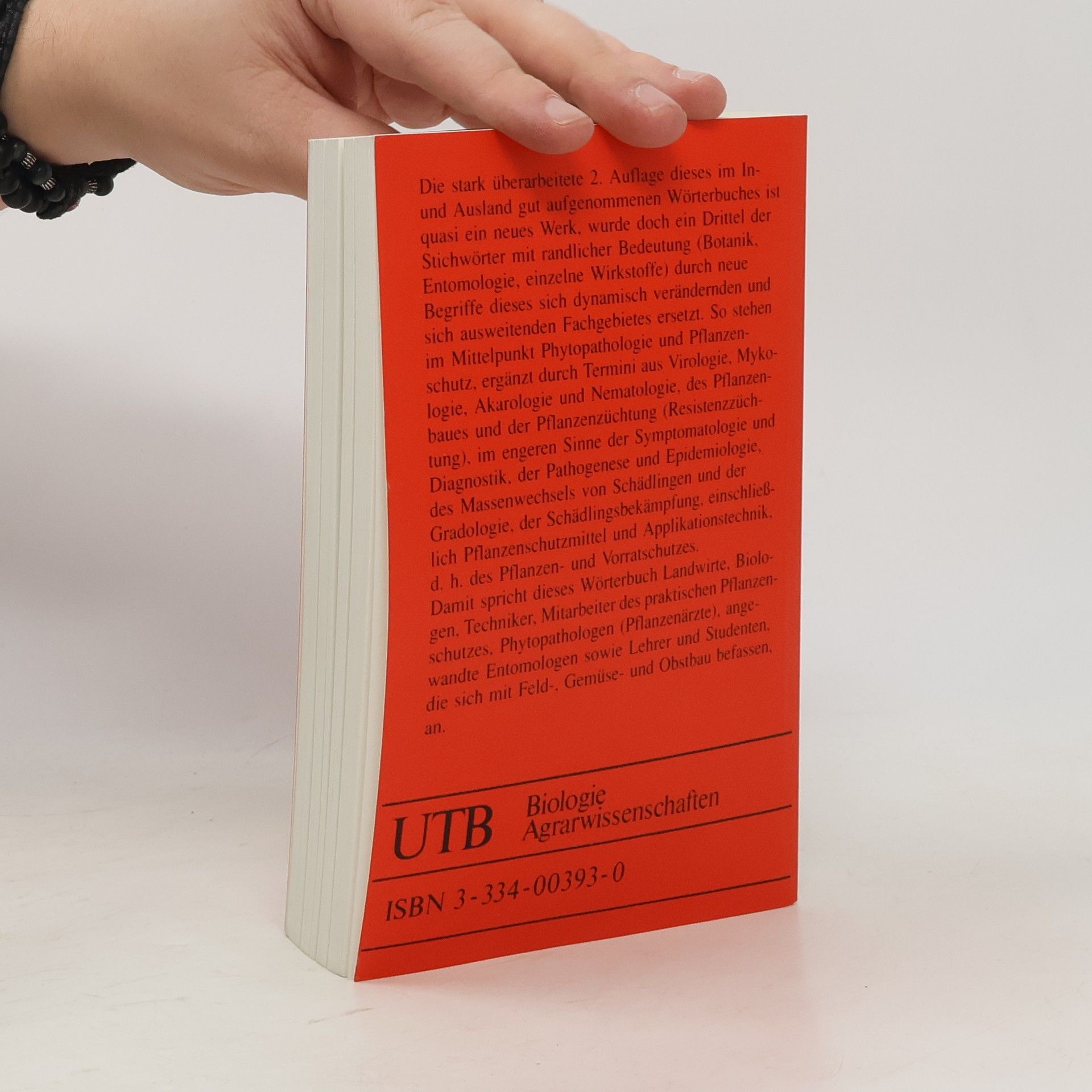 Gerd Fröhlich Phytopathologie und Pflanzenschutz