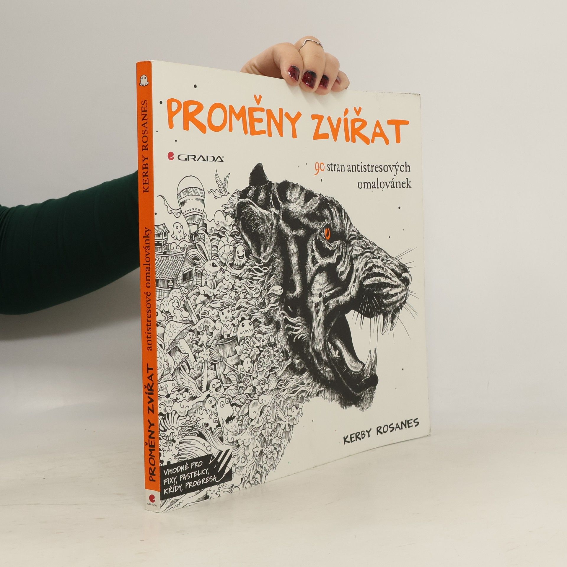 Kerby Rosanes Proměny zvířat : antistresové omalovánky