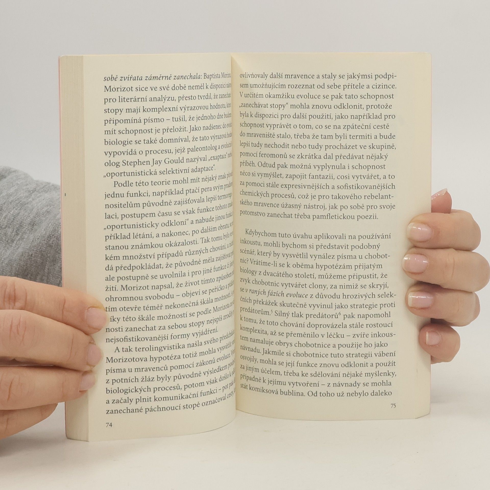 Vinciane Despret Autobiografie chobotnice a jiné anticipační příběhy