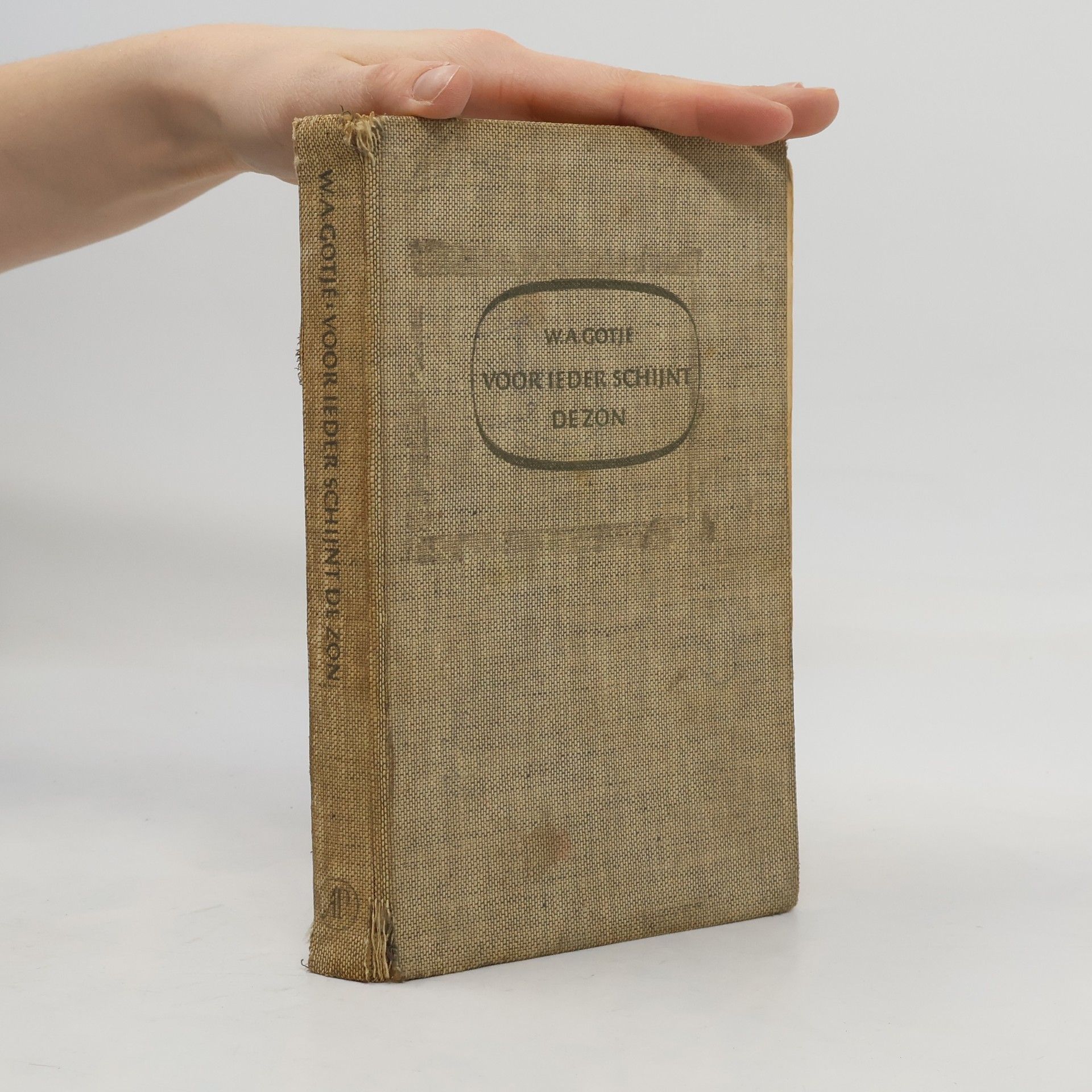 W. A. Gotjé Voor ieder schijnt de zon