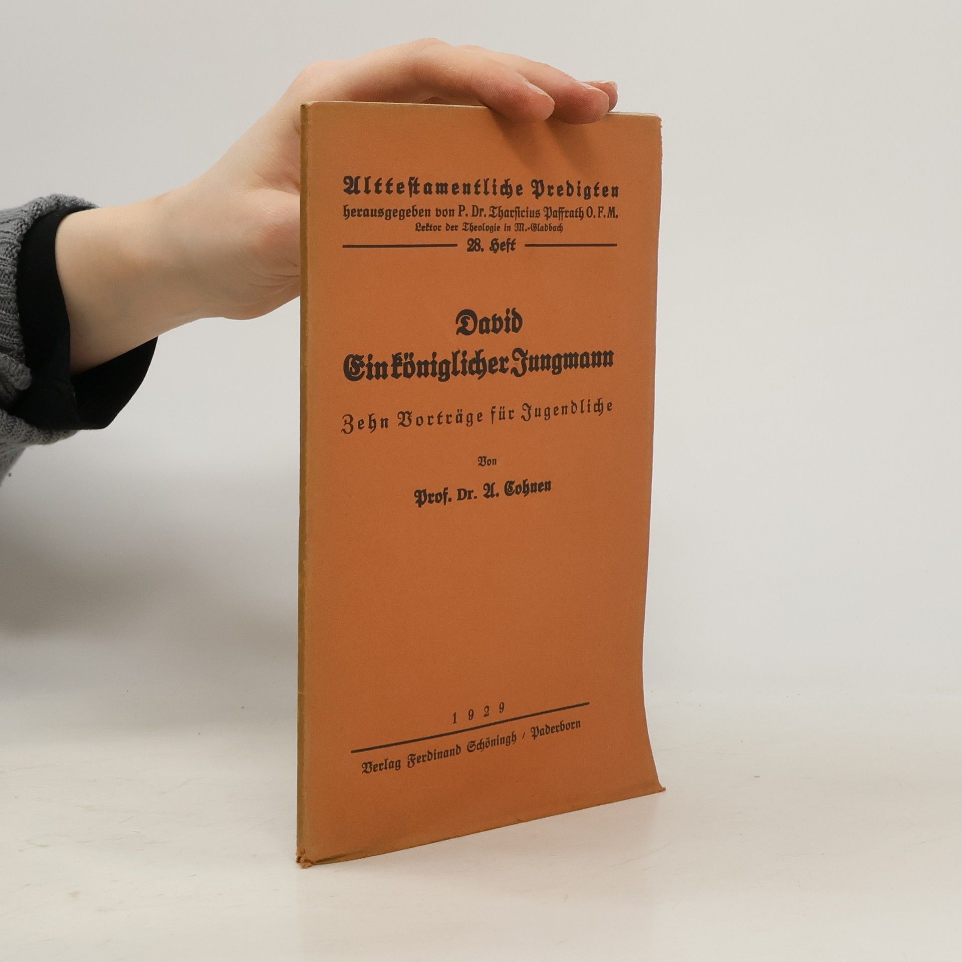 Alois Cohnen David, ein königlicher Jungmann