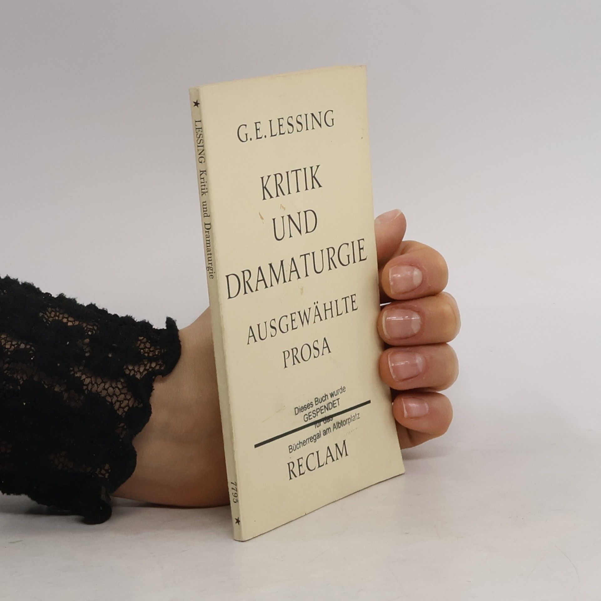 Gotthold Ephraim Lessing Kritik und Dramaturgie