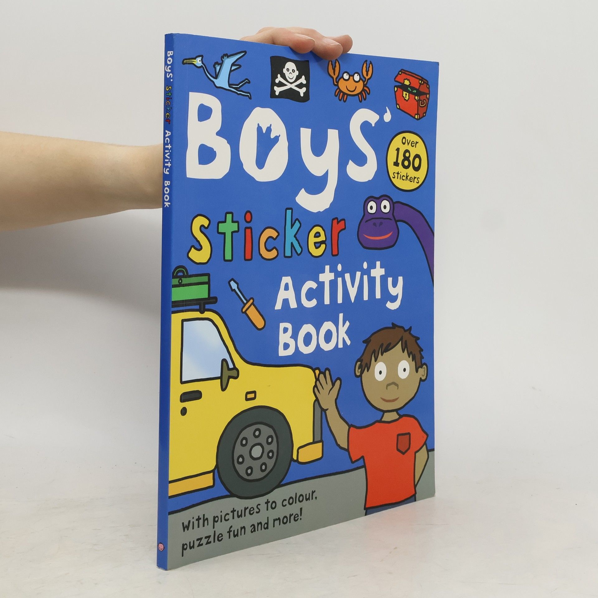 Roger Priddy Boys' Sticker Activity Book