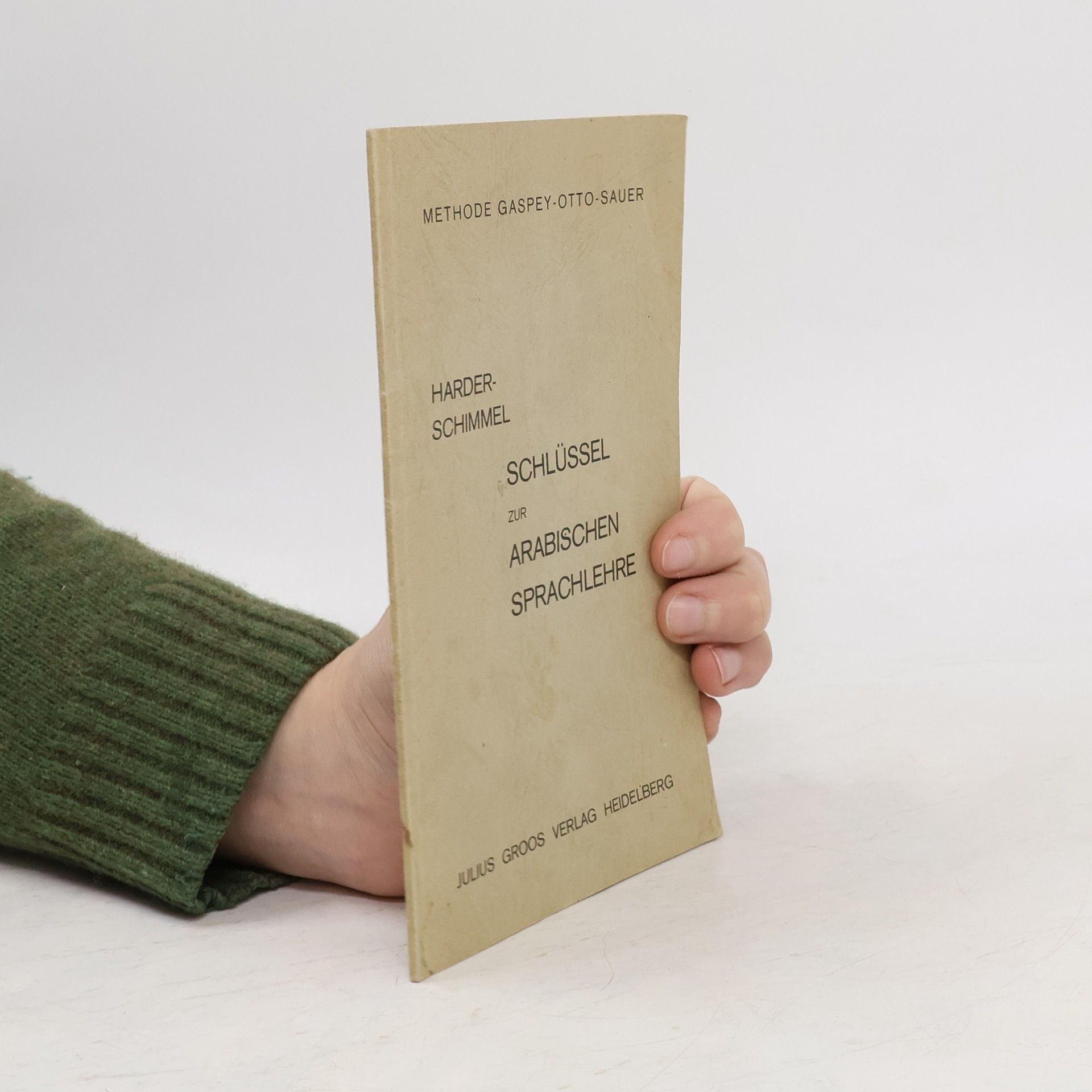 Ernst Harder Schlüssel zur arabischen Sprachlehre