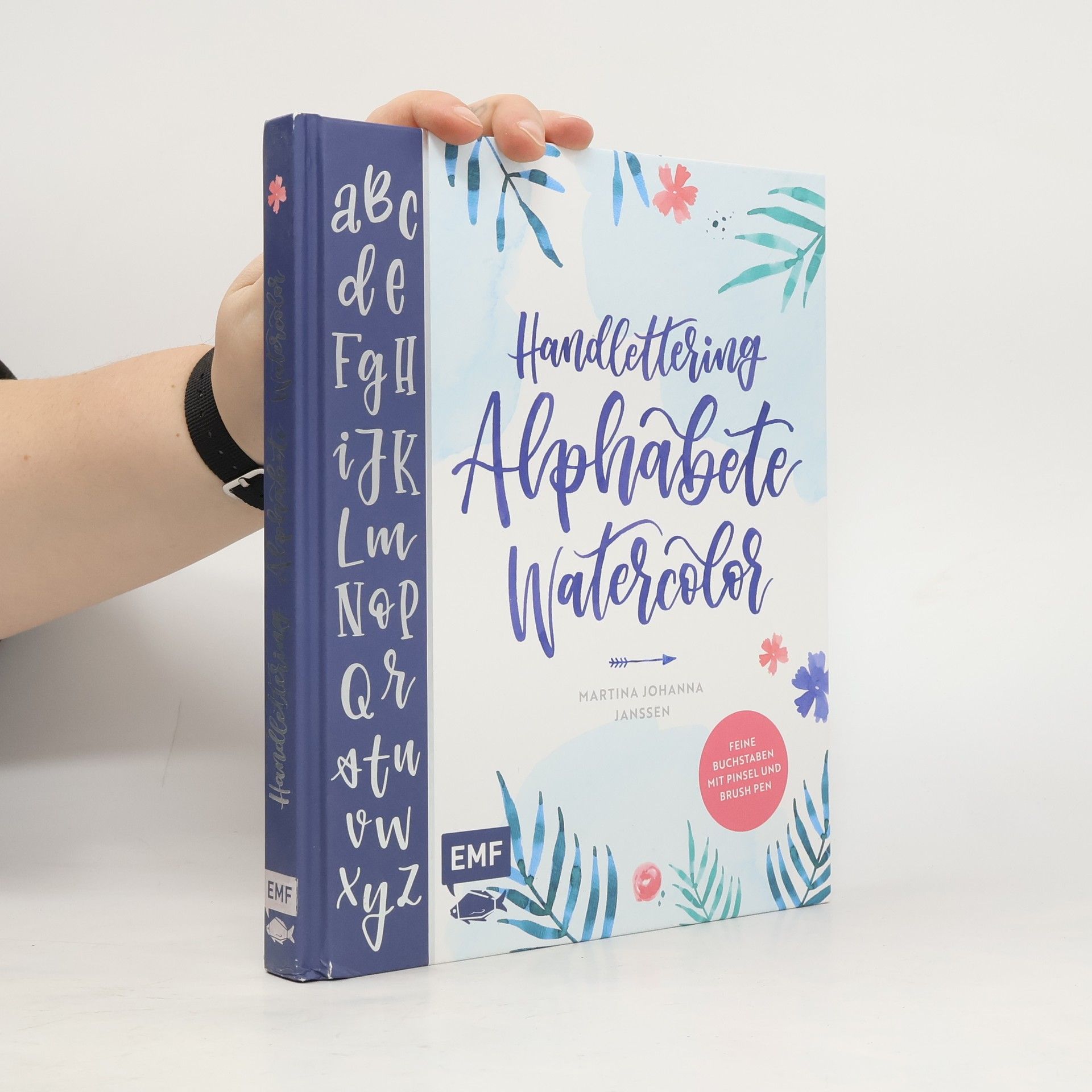 Handlettering Alphabete watercolor