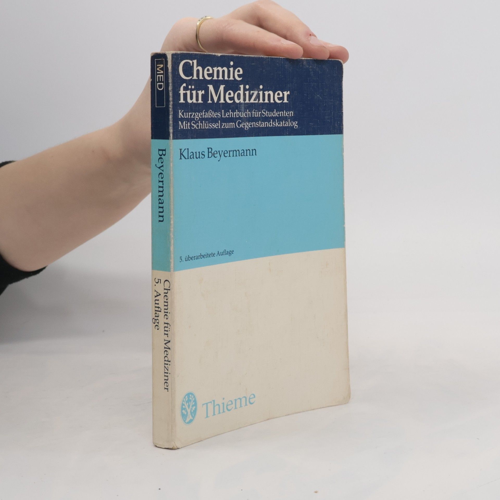 Klaus Beyermann Chemie für Mediziner