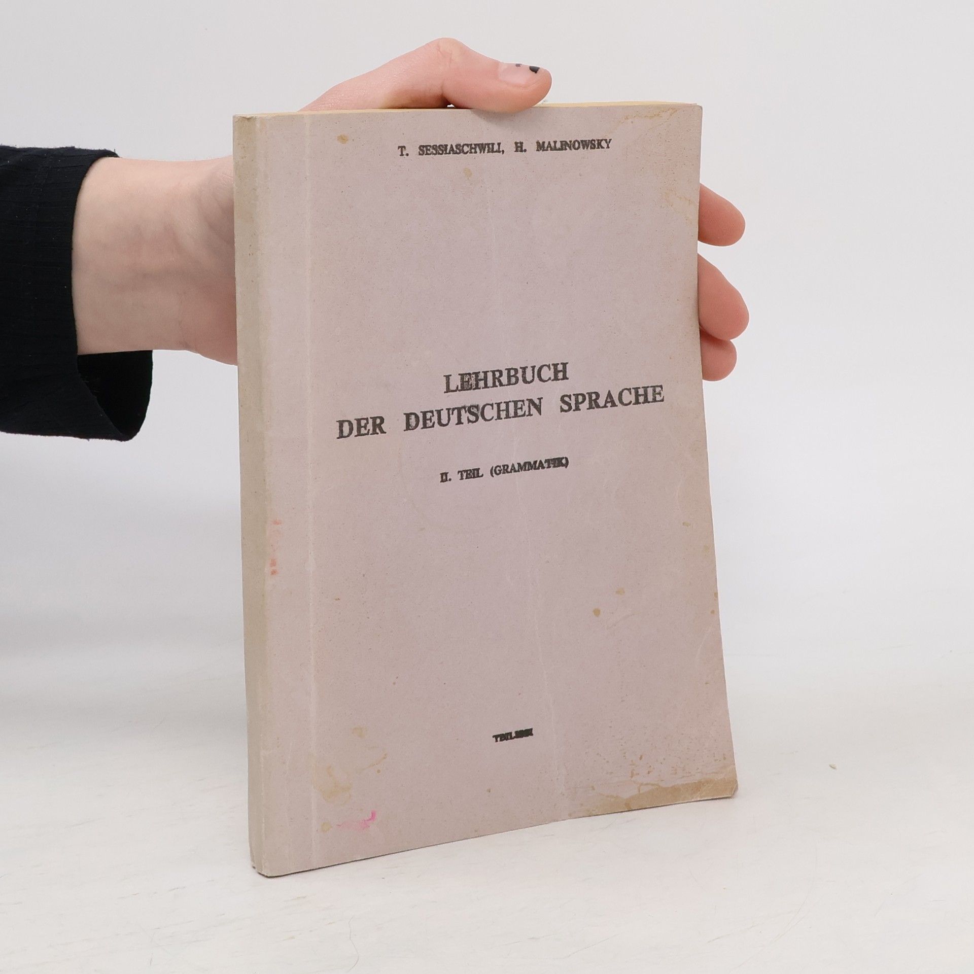 Autorenkollektiv Lehrbuch der deutschen Sprache II. Teil