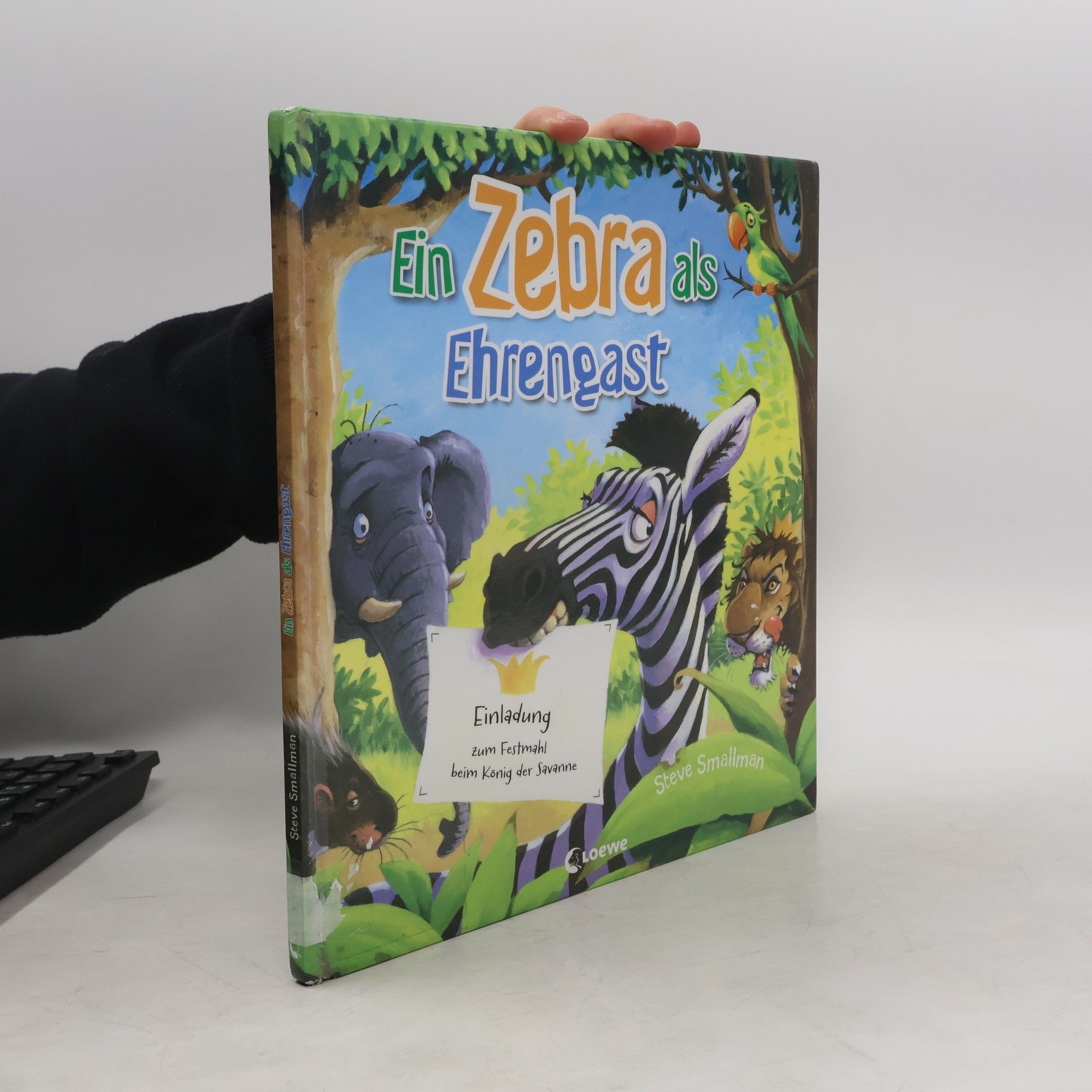 Steve Smallman Ein Zebra als Ehrengast