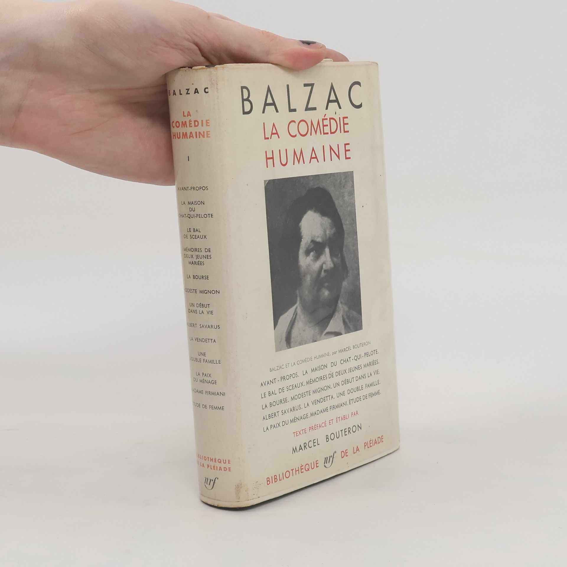 Honoré de Balzac La Comédie Humaine I.