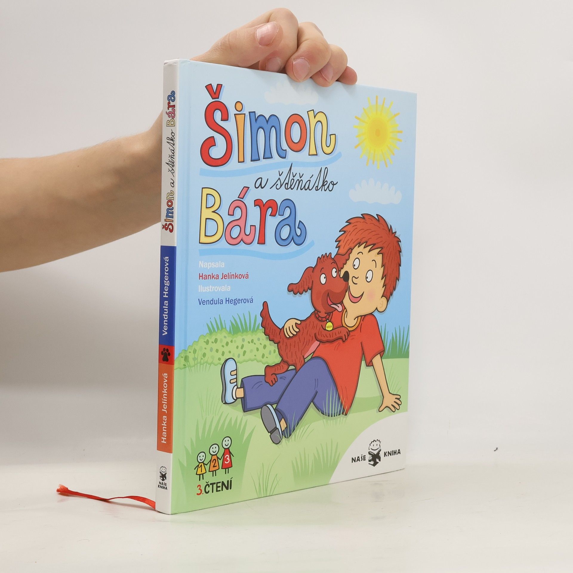 Hanka Jelínková Šimon a štěnátko Bára