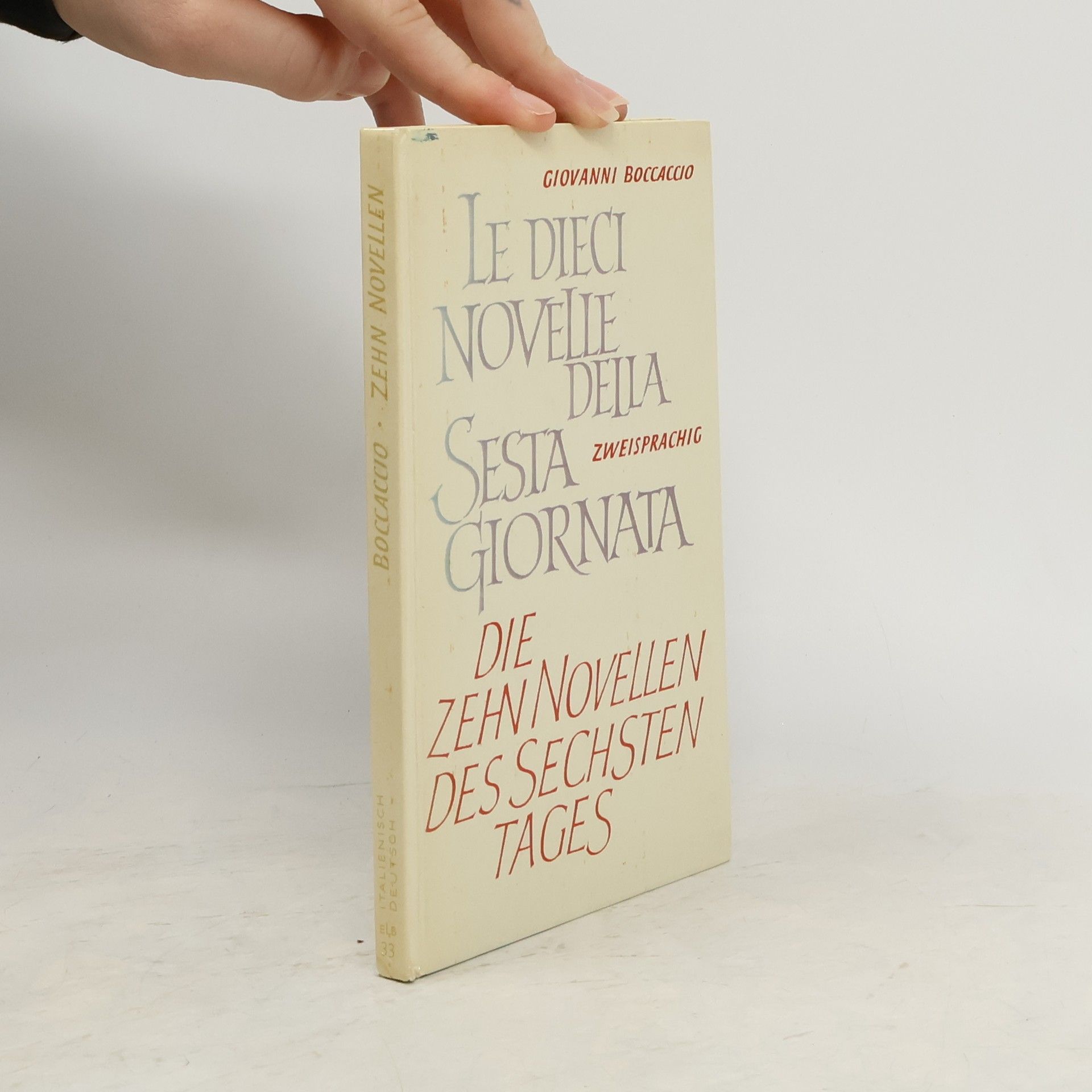 Giovanni Boccaccio Die zehn Novellen des sechsten Tages
