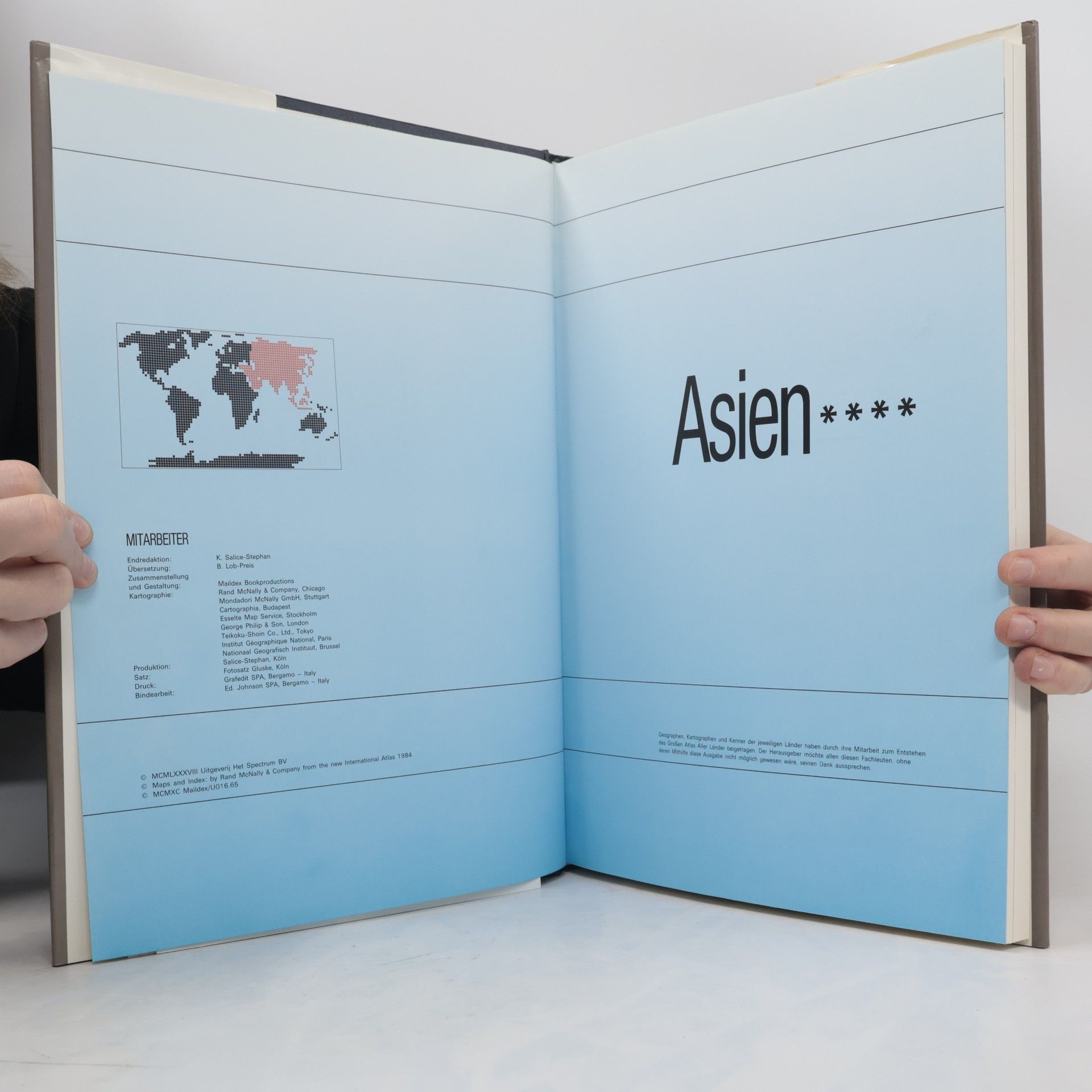 Kolektív autorov Grosser Atlas aller Länder. Asien IV