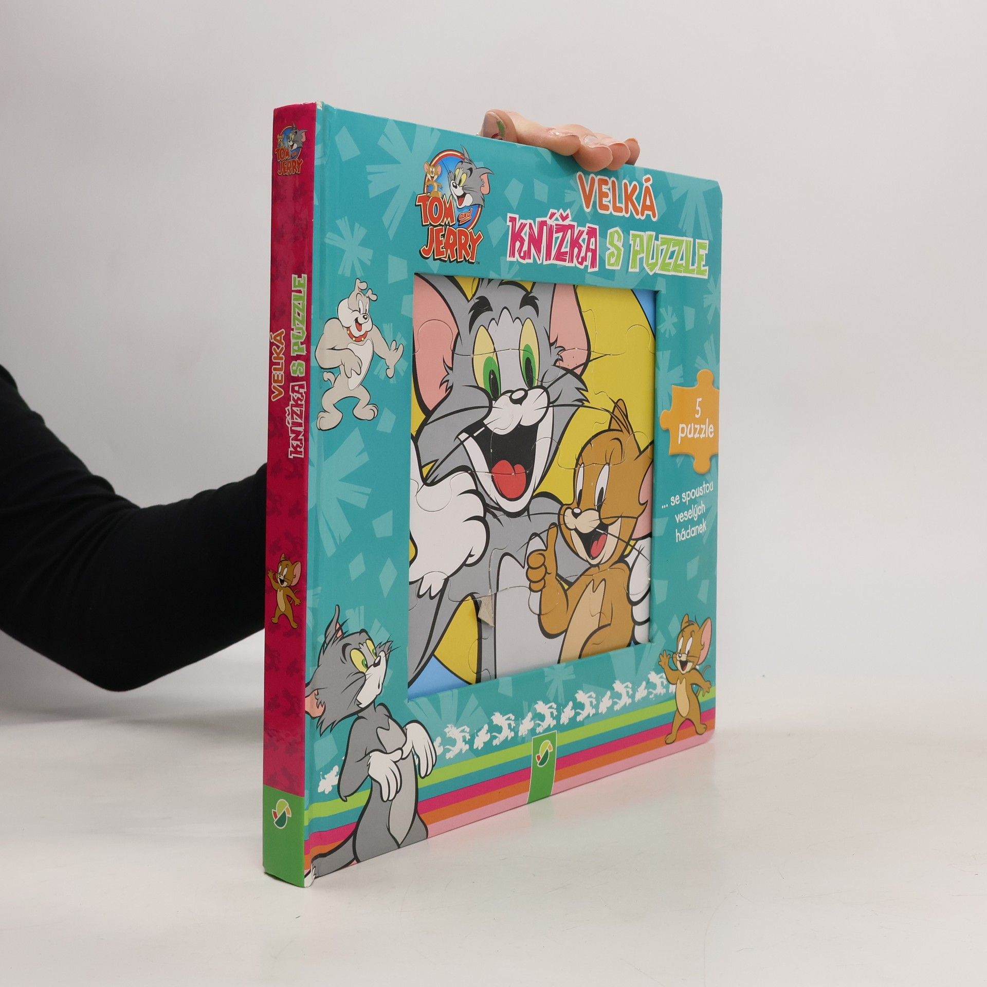 Oliver Schrank-Bieber Velká knížka s puzzle, Tom and Jerry