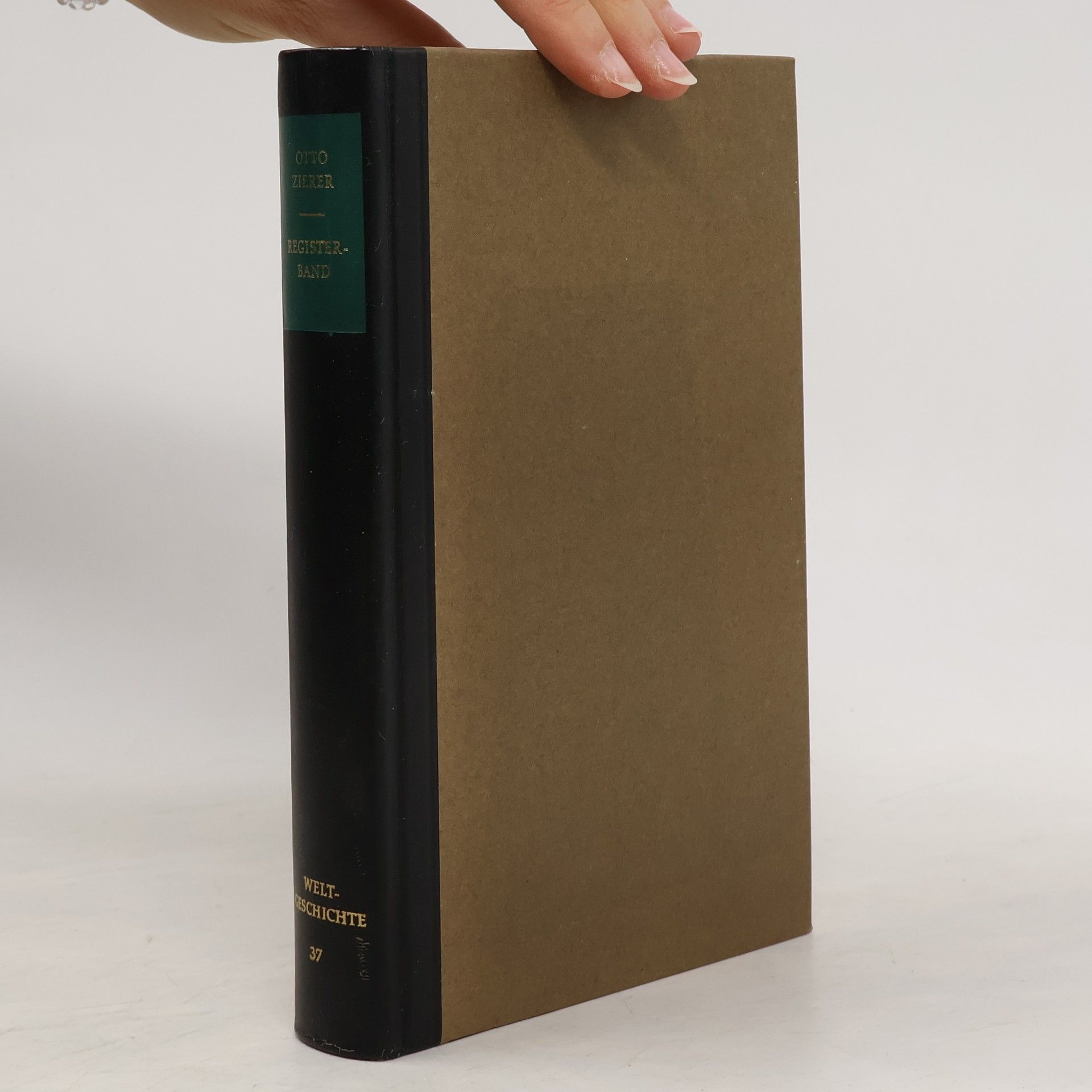Otto Zierer Registerband. Weltgeschichte 37
