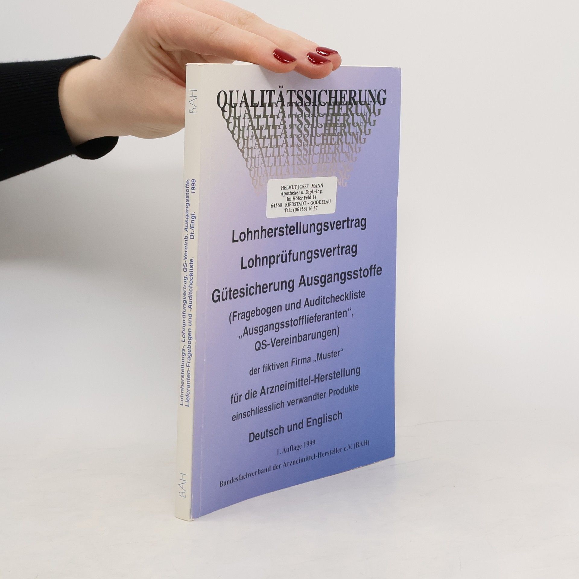 Autorenkollektiv Qualitätssicherung