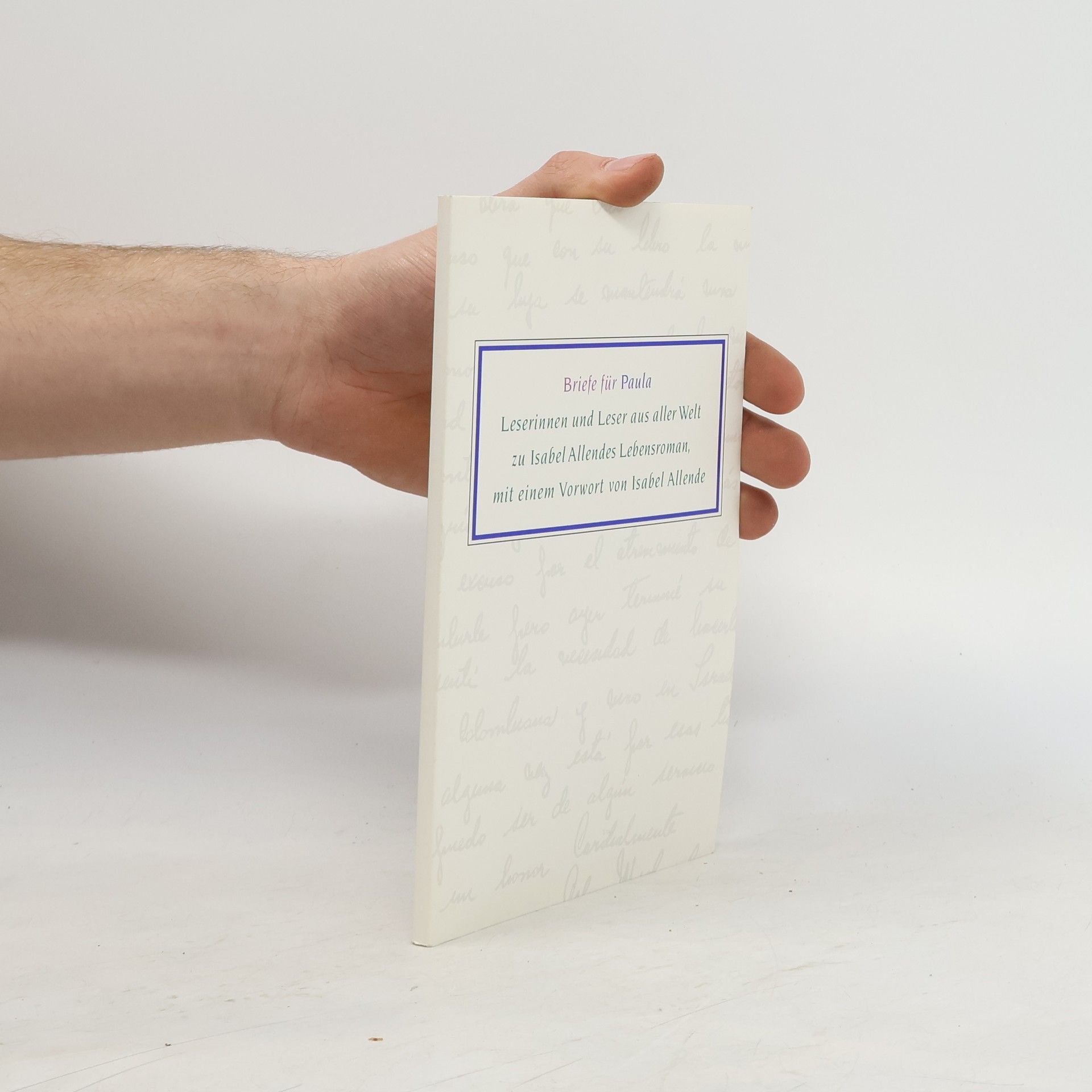 Isabel Allende Briefe für Paula