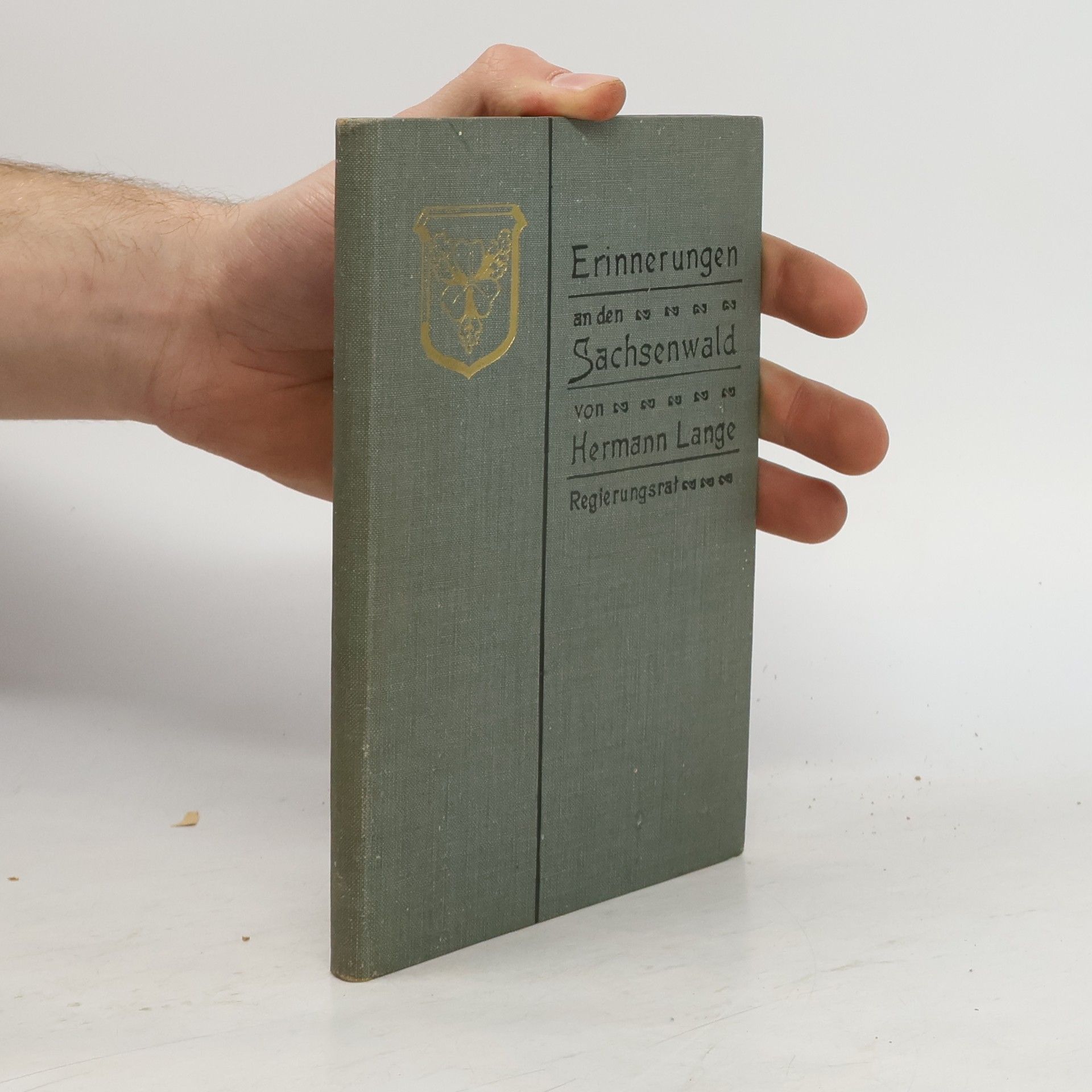 Hermann Lange Erinnerungen an den Sachsenwald