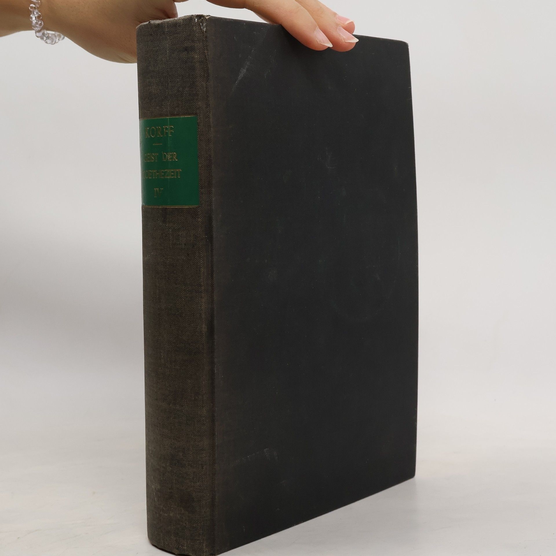 Hermann August Korff Geist der Goethezeit IV.