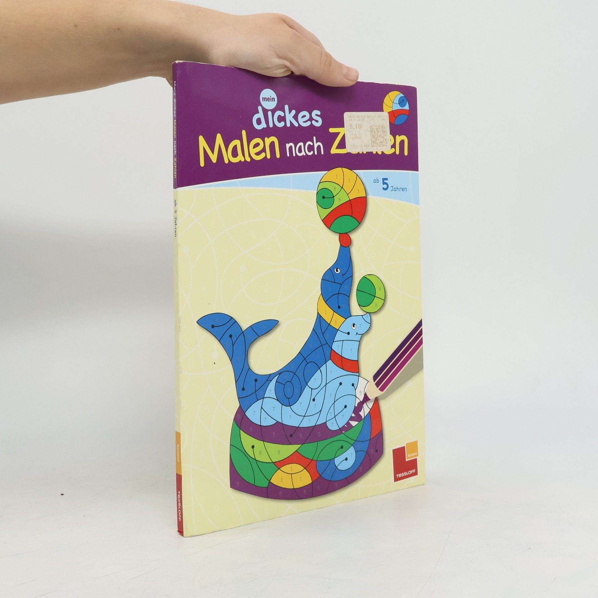 Vladimír Popovič Mein dickes Malen nach Zahlen, ab 5 Jahren