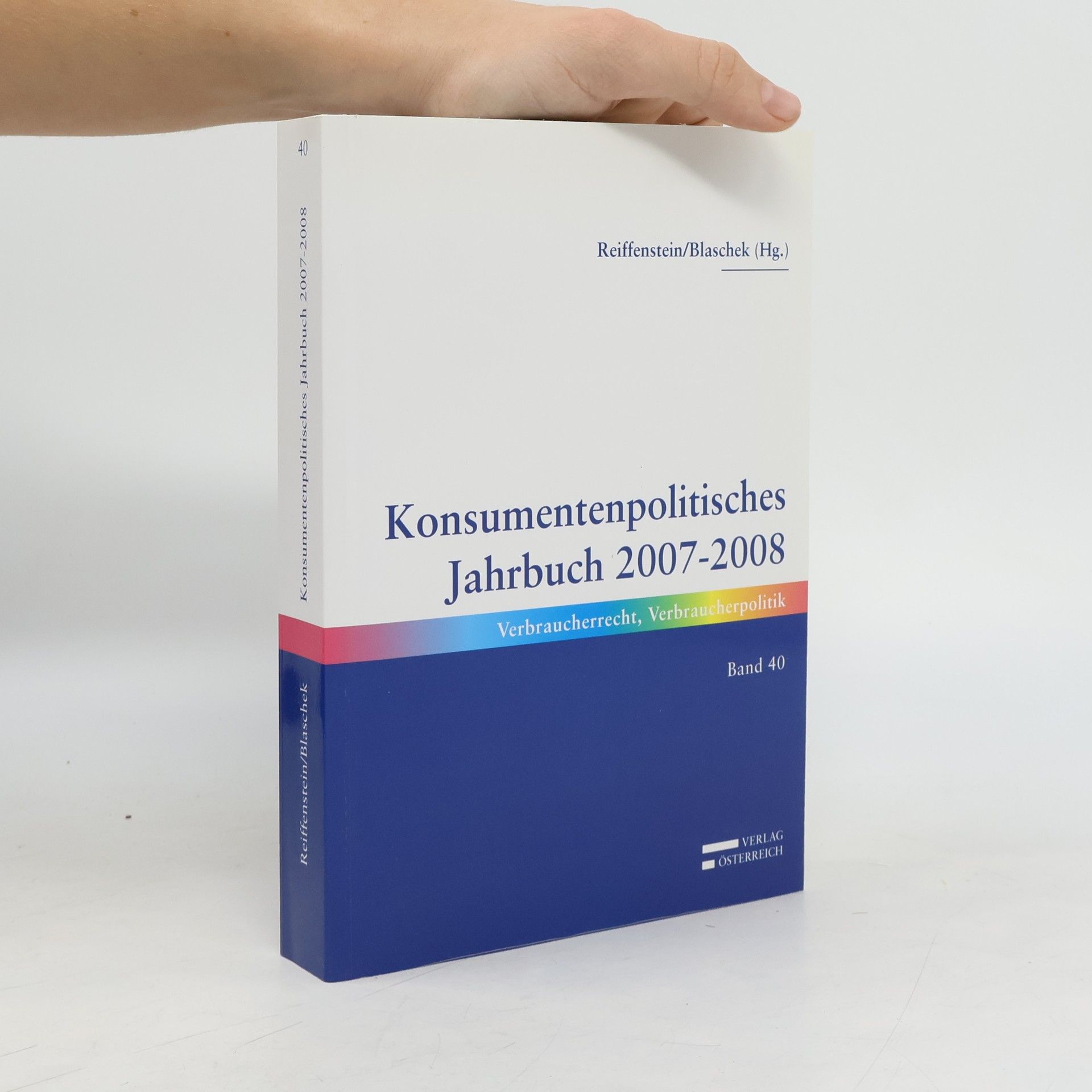 Reiffenstein Konsumentenpolitisches Jahrbuch