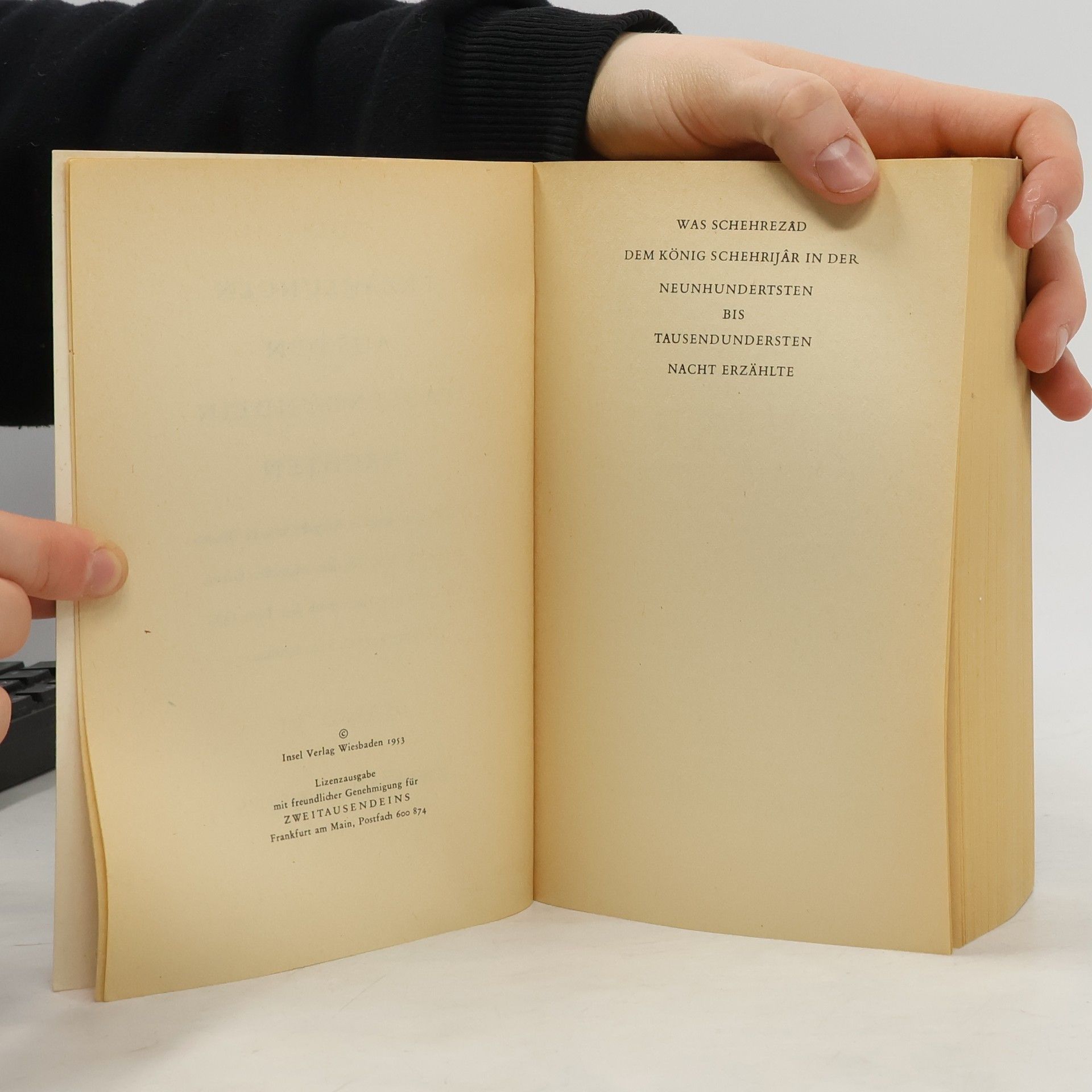 Various authors Die Erzählungen aus den Tausendundein Nächten IV