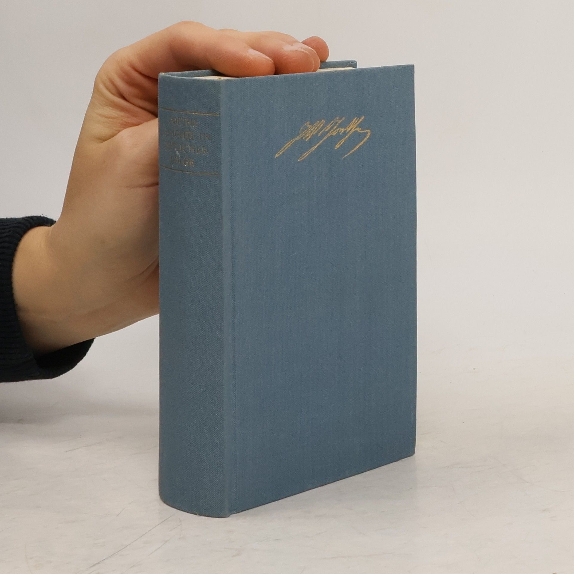 Johann Wolfgang von Goethe Goethes Gedichte in zeitlicher Folge