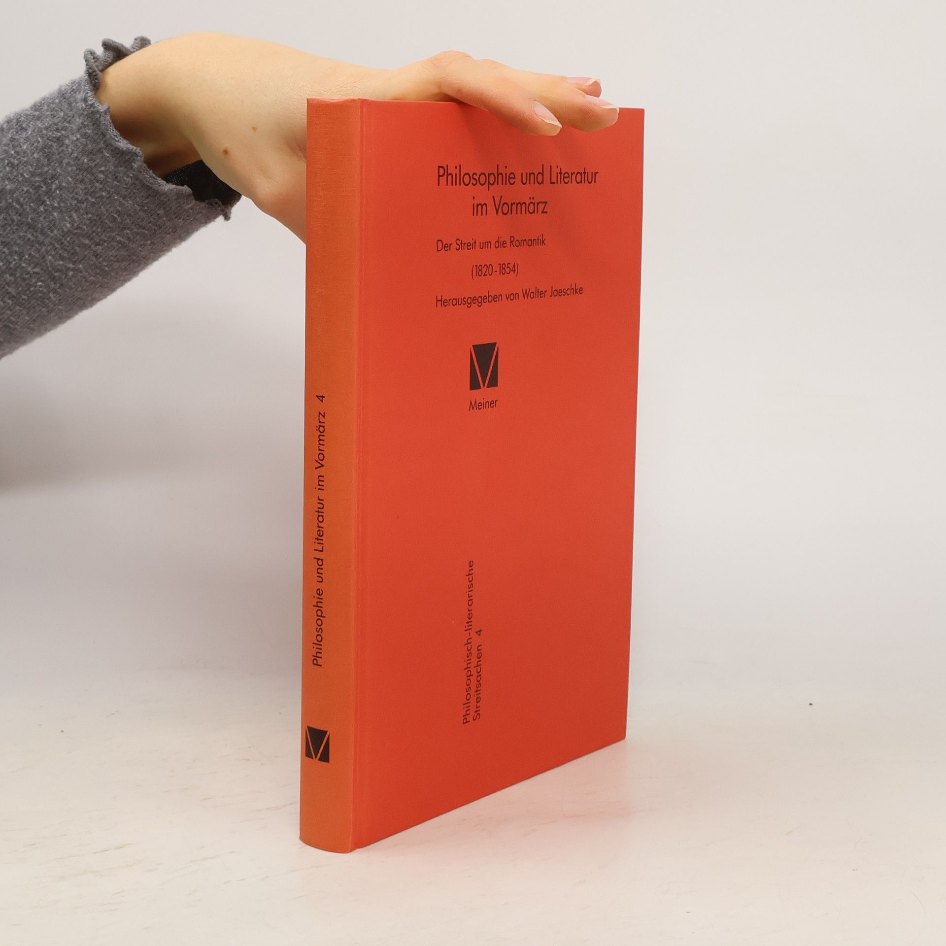 Walter Jaeschke Philosophie und Literatur im Vormärz