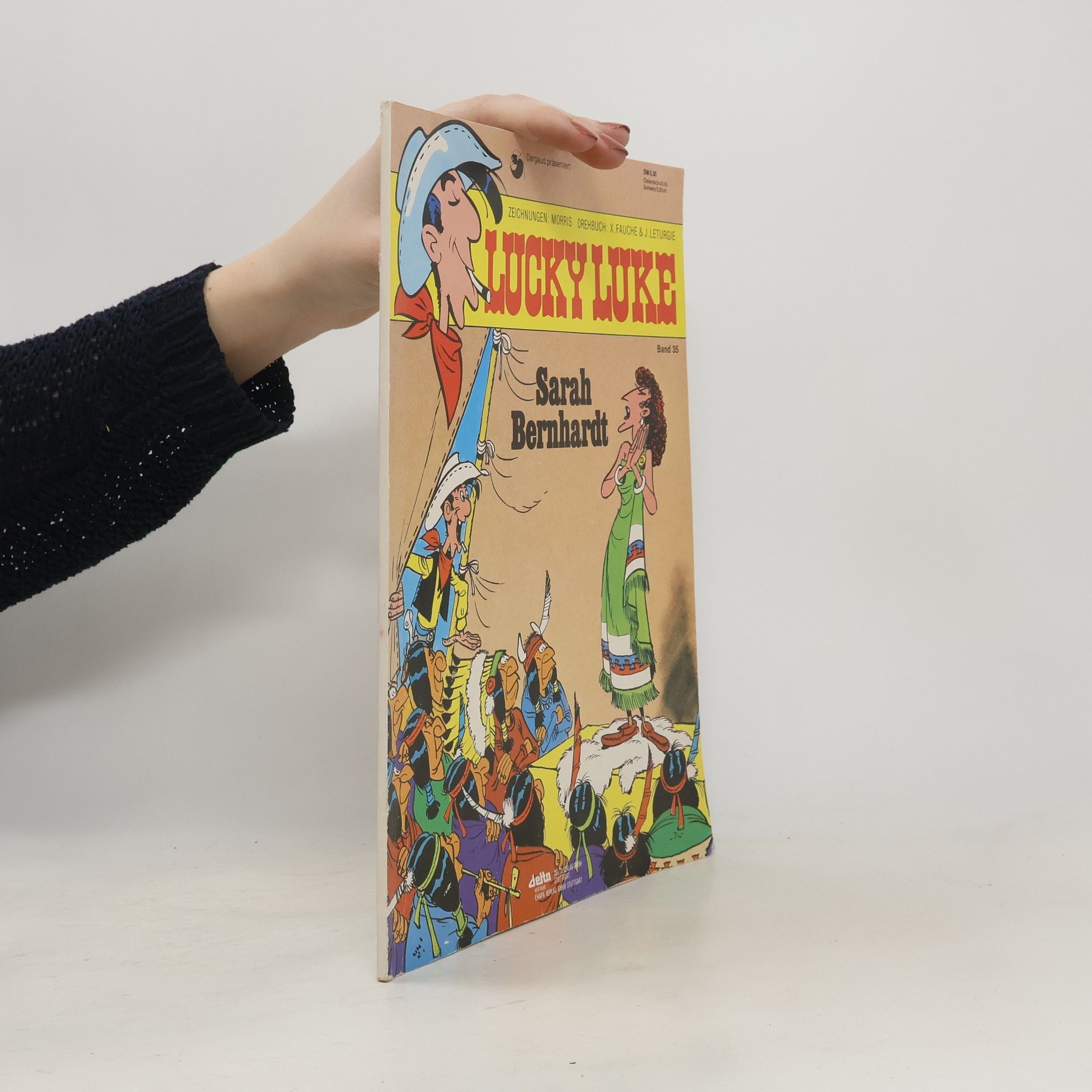 Xavier Fauche Lucky Luke 35. Sarah Bernhardt